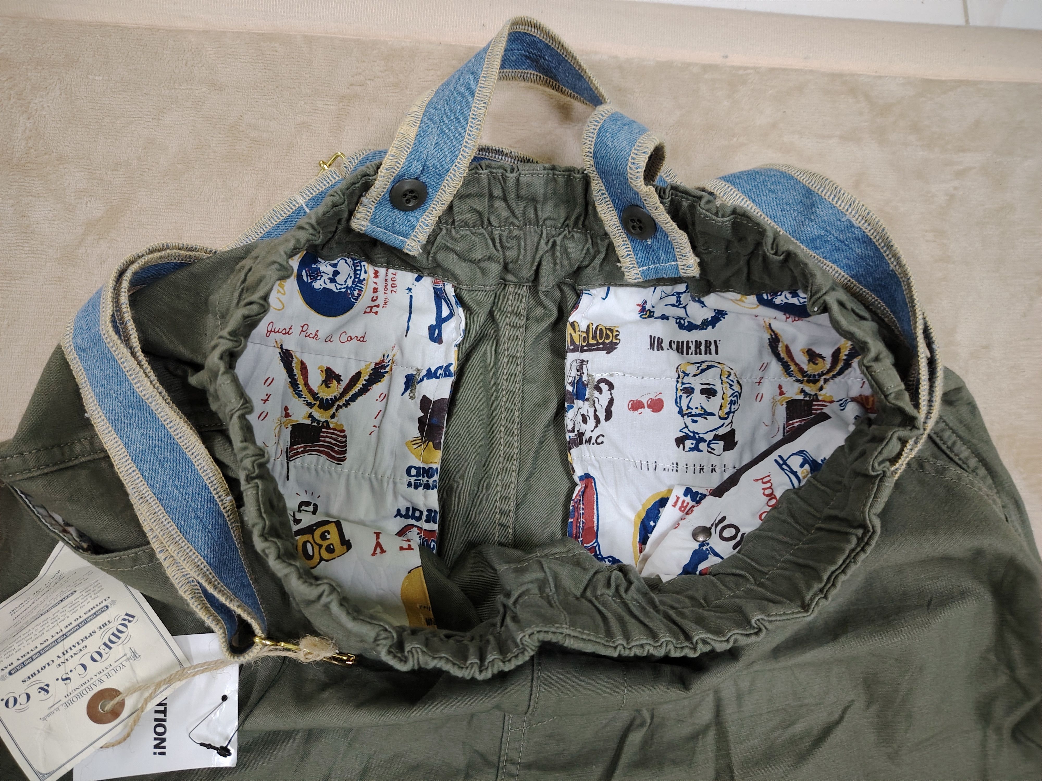 Japanese Brand NWT!! Rodeo Crowns Japan Super Baggy Parachute Ski Pants Size US 30 / EU 46 - 10 Thumbnail