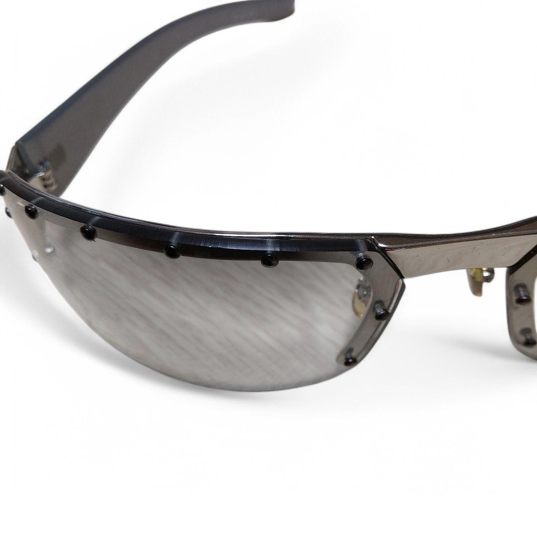 Gucci Gucci - Studded GG Logo Sunglasses Shades Gray Monogram Size ONE SIZE - 5 Thumbnail