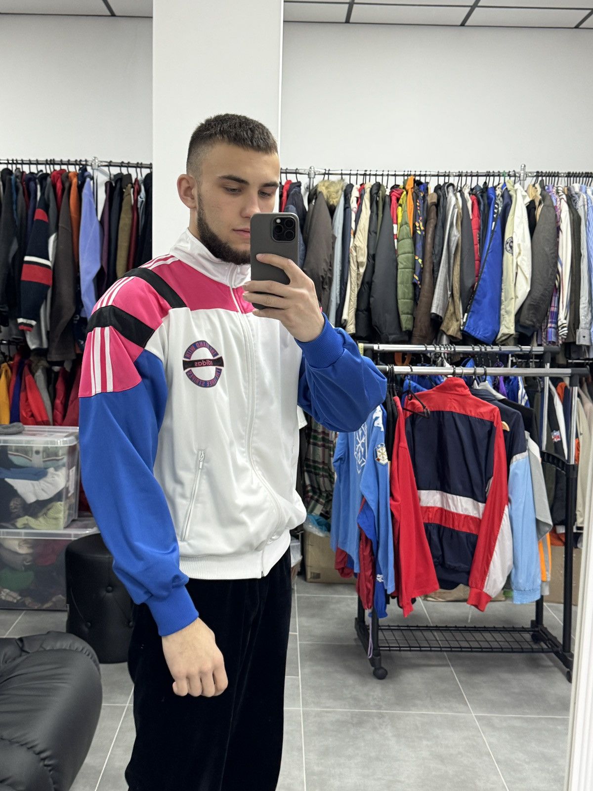 Adidas × Vintage Vintage Adidas Track Jacket Size M Size US M / EU 48-50 / 2 - 2 Thumbnail