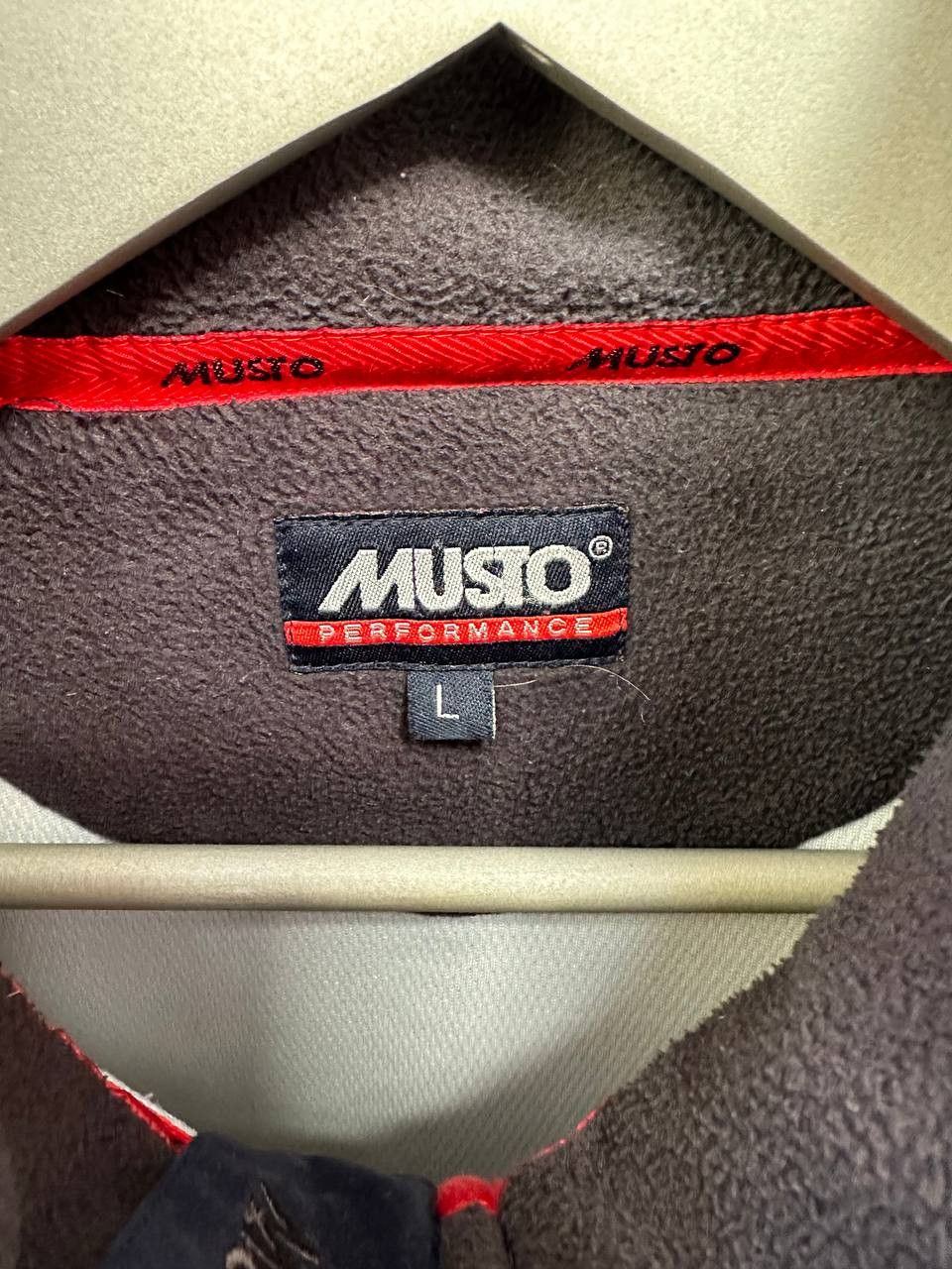 Musto Musto Performance Fleece Jacket Full Zip WindBreaker Navy Size US L / EU 52-54 / 3 - 14 Thumbnail