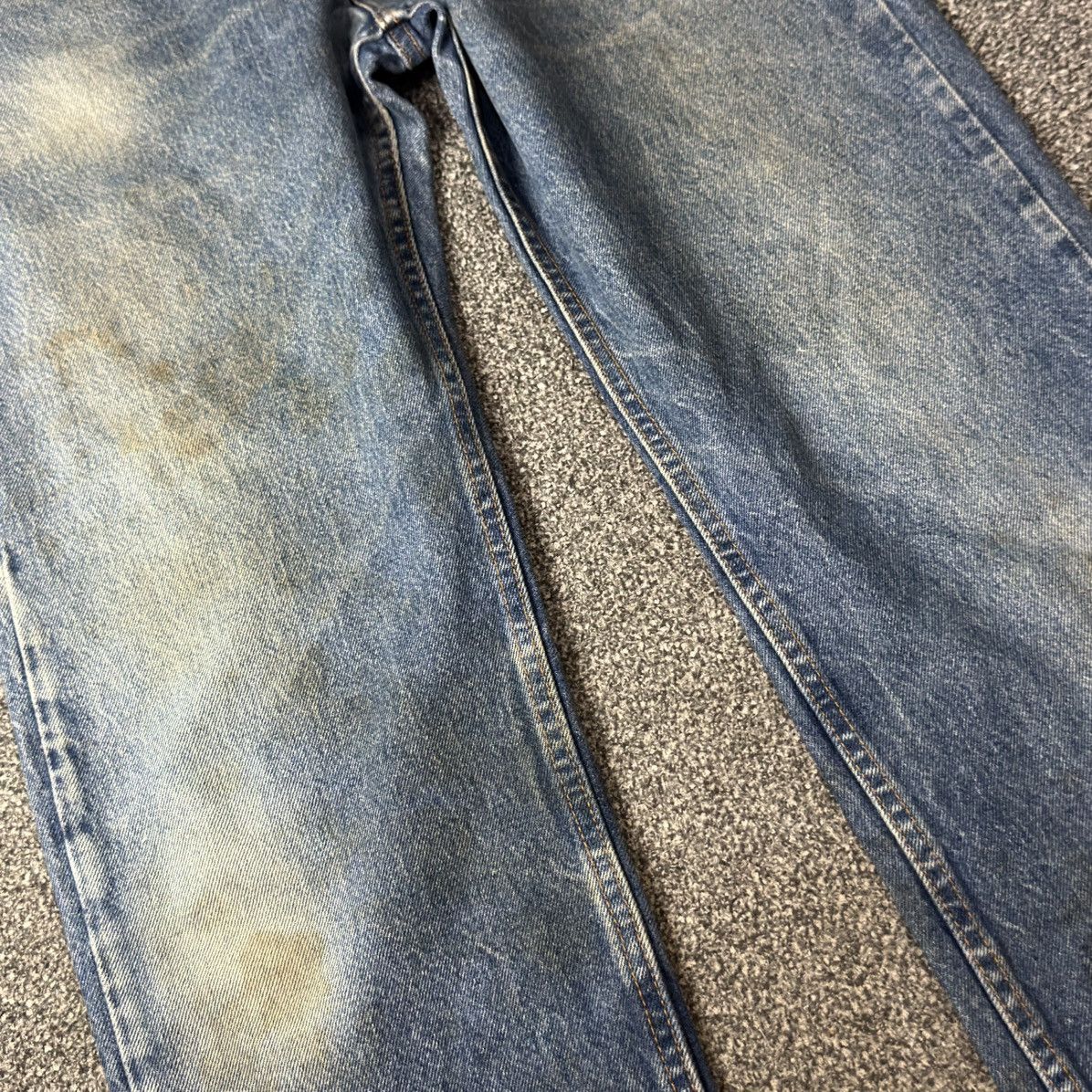Levi's Levis 505 Regular Fit Straight Leg Dirty Denim W35 y2k Style Size US 36 / EU 52 - 4 Thumbnail
