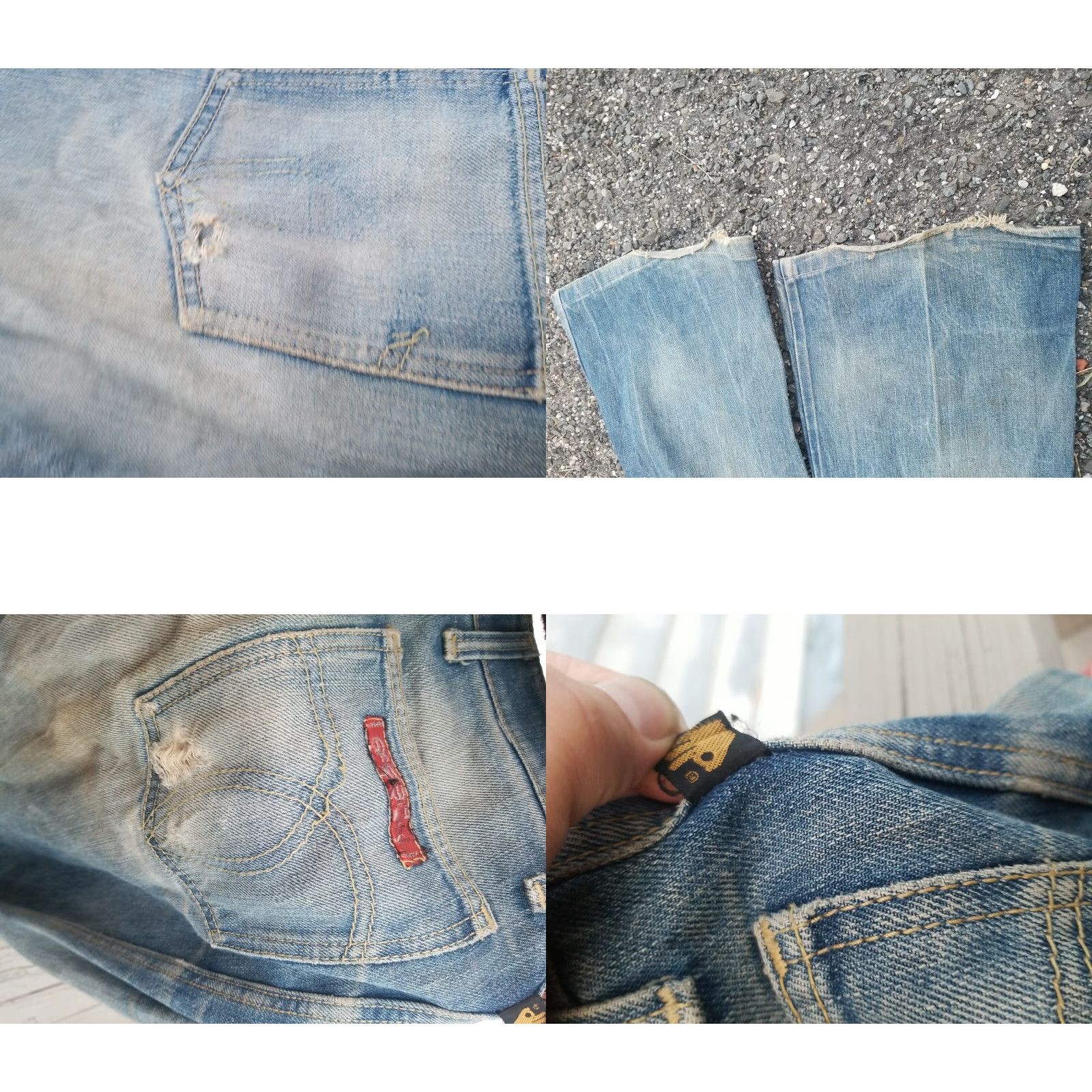 Vintage VINTAGE SASSON Distressed Bell Bottoms Jeans 31x32.5 Boys? Wait—Gender not specified. Size US 31 - 9 Thumbnail