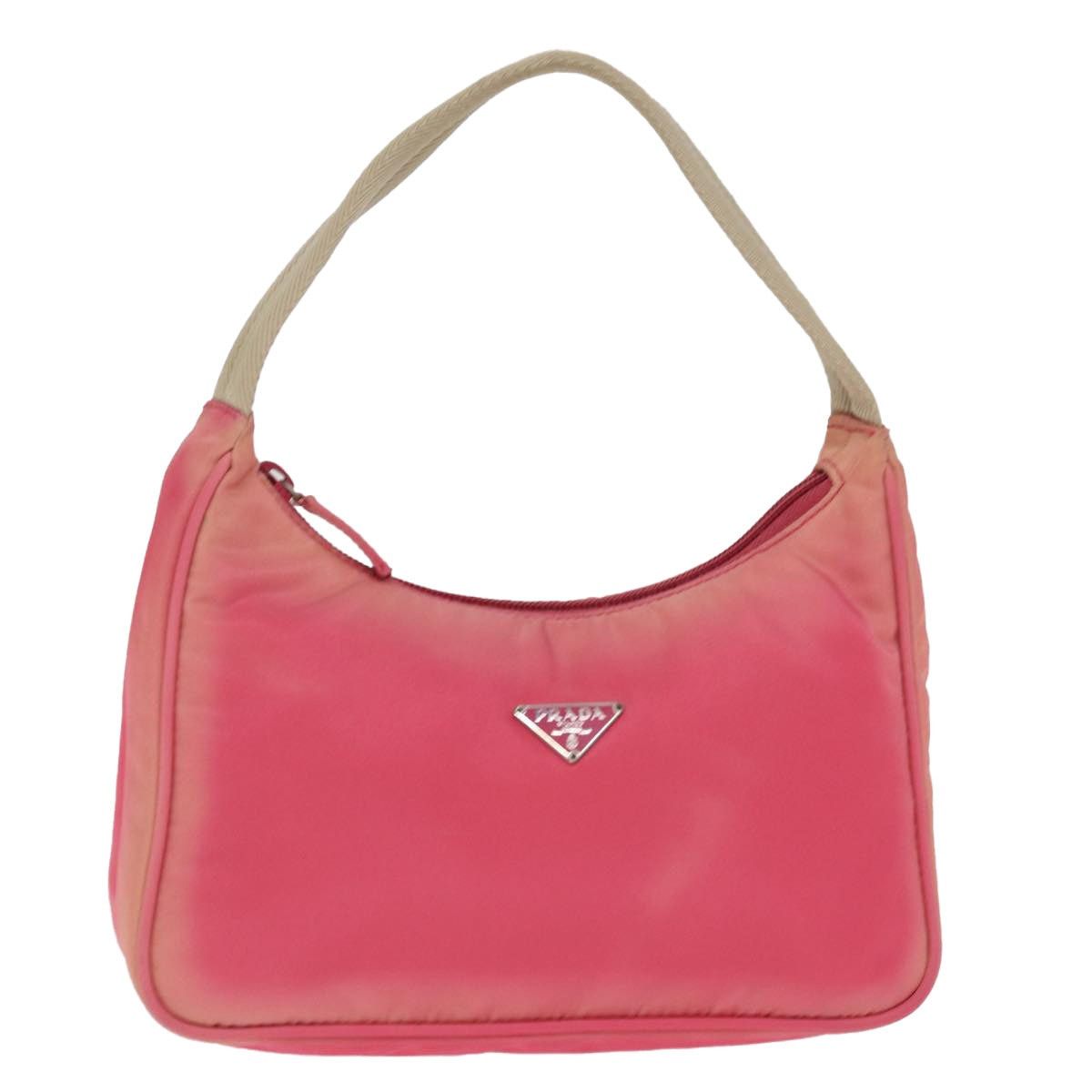 Prada PRADA Hand Bag Nylon Pink Size ONE SIZE - 1 Thumbnail