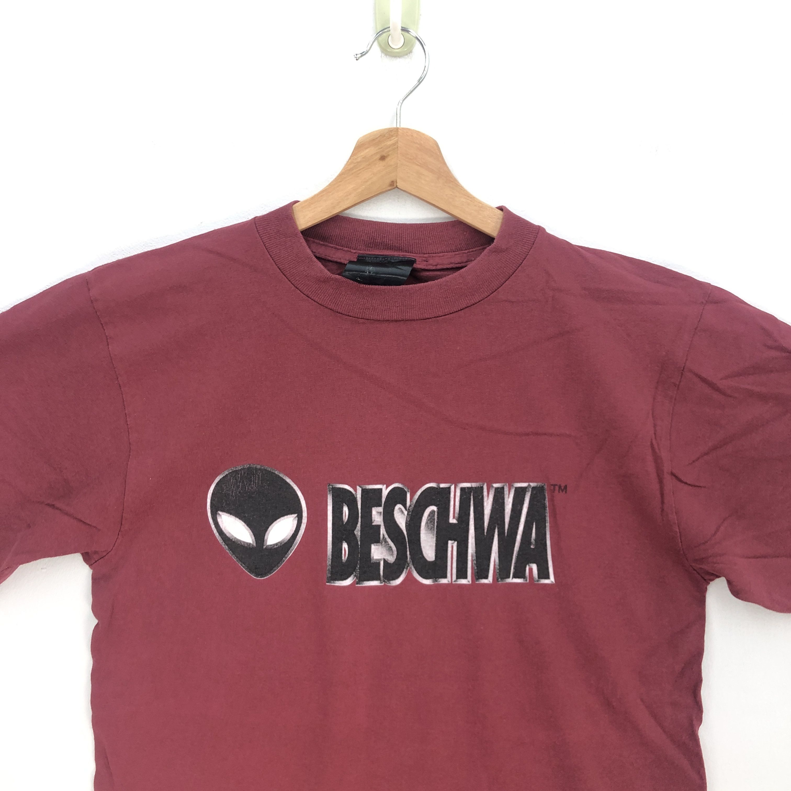 Japanese Brand × Vintage Vintage Beschwa T Shirt Japanese Alien Skulls Tees Size US M / EU 48-50 / 2 - 2 Thumbnail