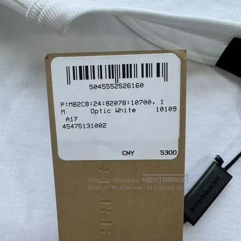 Burberry Burberry White Cotton T-Shirt with Brooch Detail. Size M / US 6-8 / IT 42-44 - 5 Thumbnail
