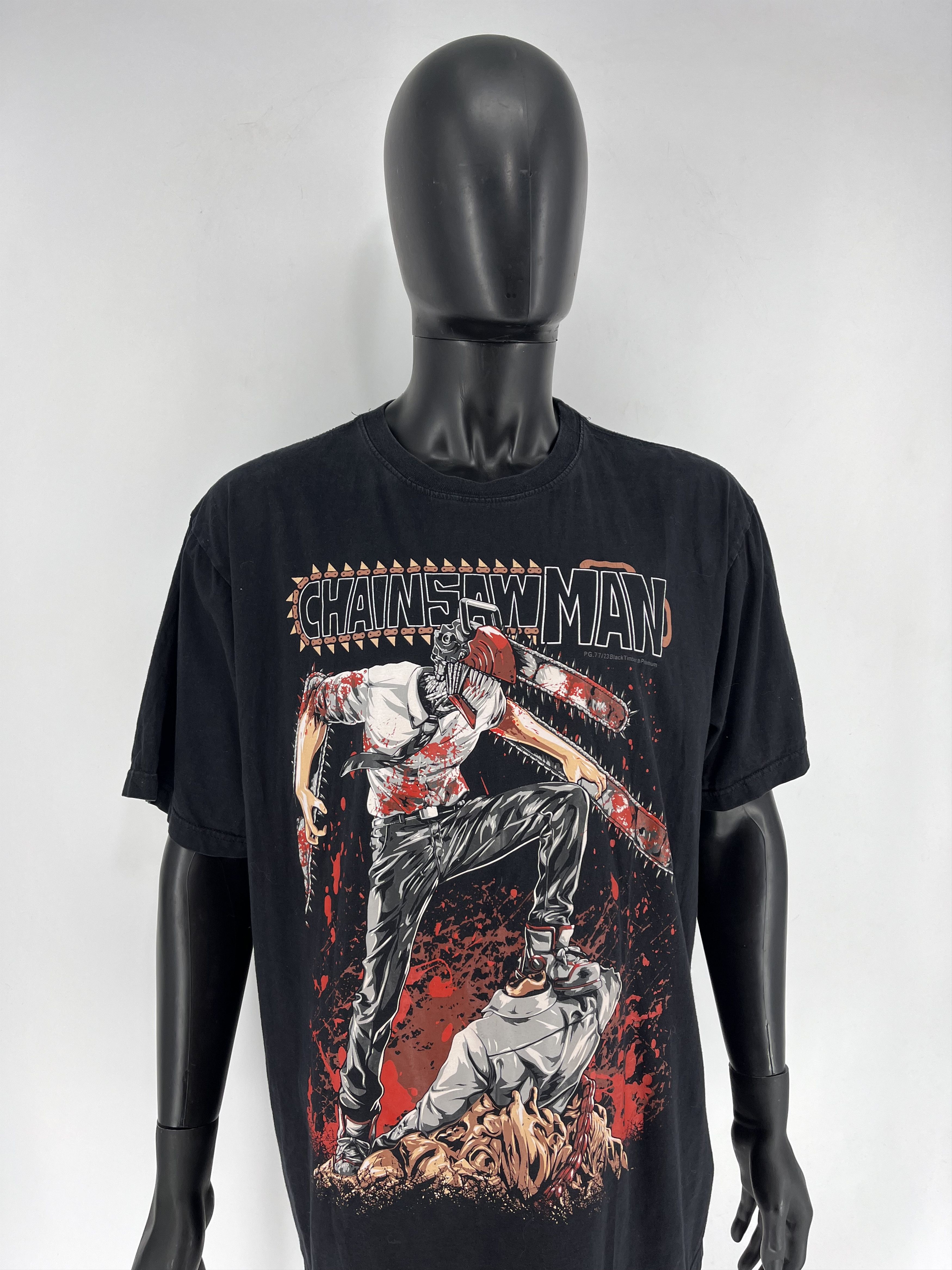 Anime Rare CHAINSAW MAN Anime Manga Limited Fans Mad Size US XXL / EU 58 / 5 - 3 Thumbnail