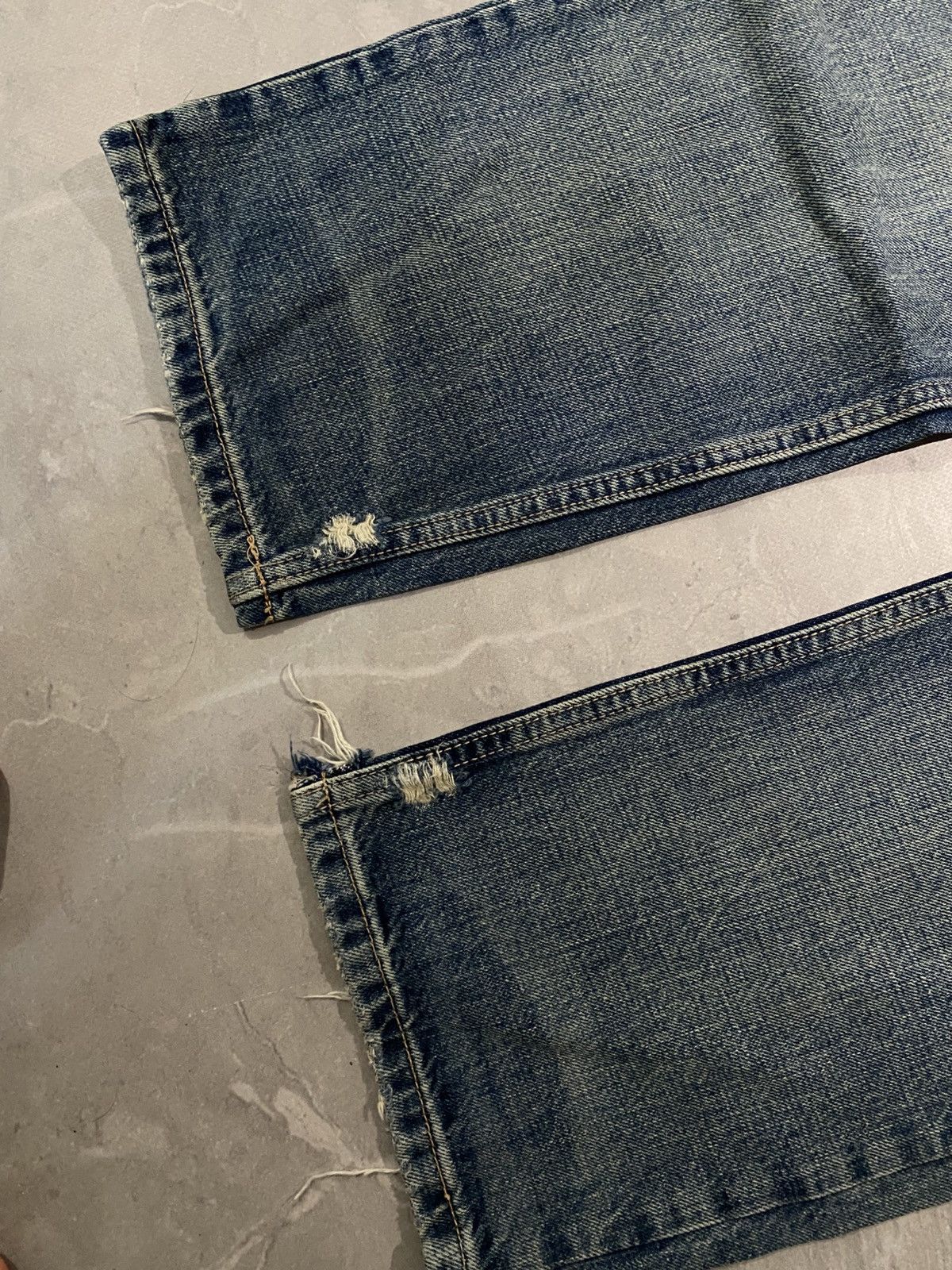 Japanese Brand SWAG Baggy Vintage Jeans Number Nine style- Y2K Drip Rare Size US 31 - 2 Thumbnail