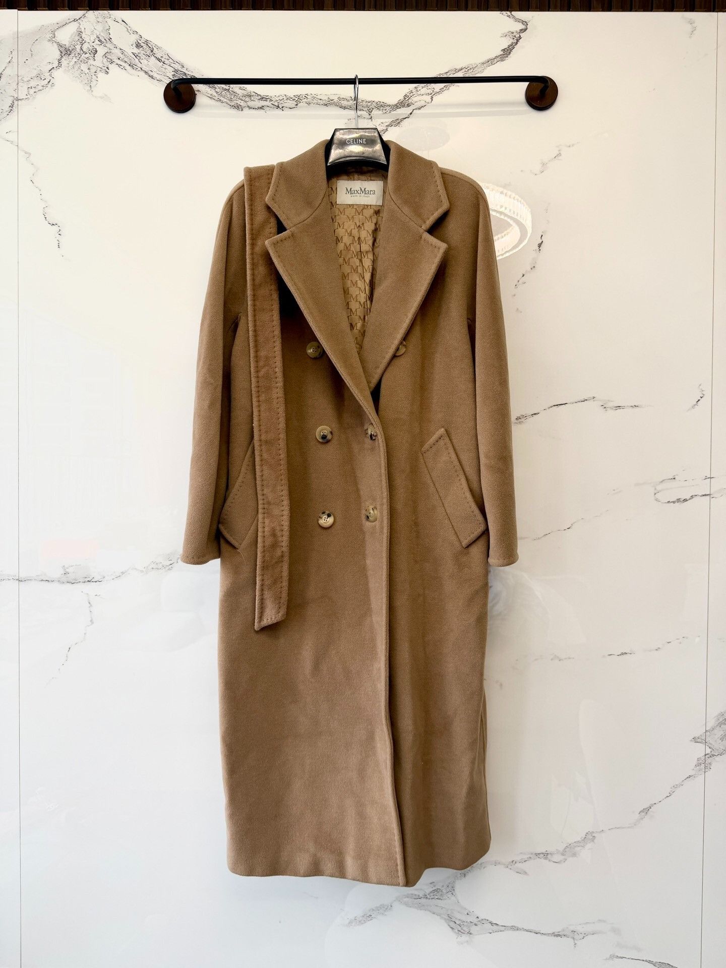 Max Mara Max Mara 101801 Camel Coat Size S / US 4 / IT 40 - 1 Thumbnail