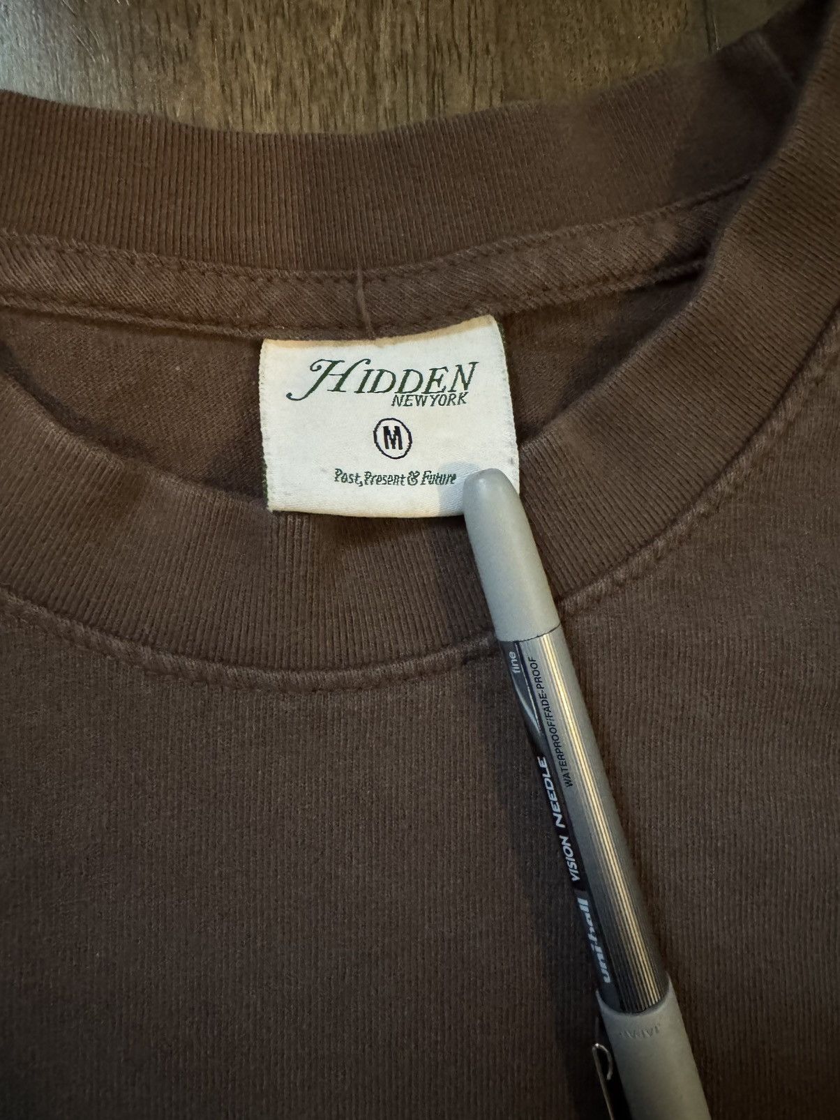 HIDDEN Hidden Boro Logo Tee Brown M Size US M / EU 48-50 / 2 - 4 Thumbnail