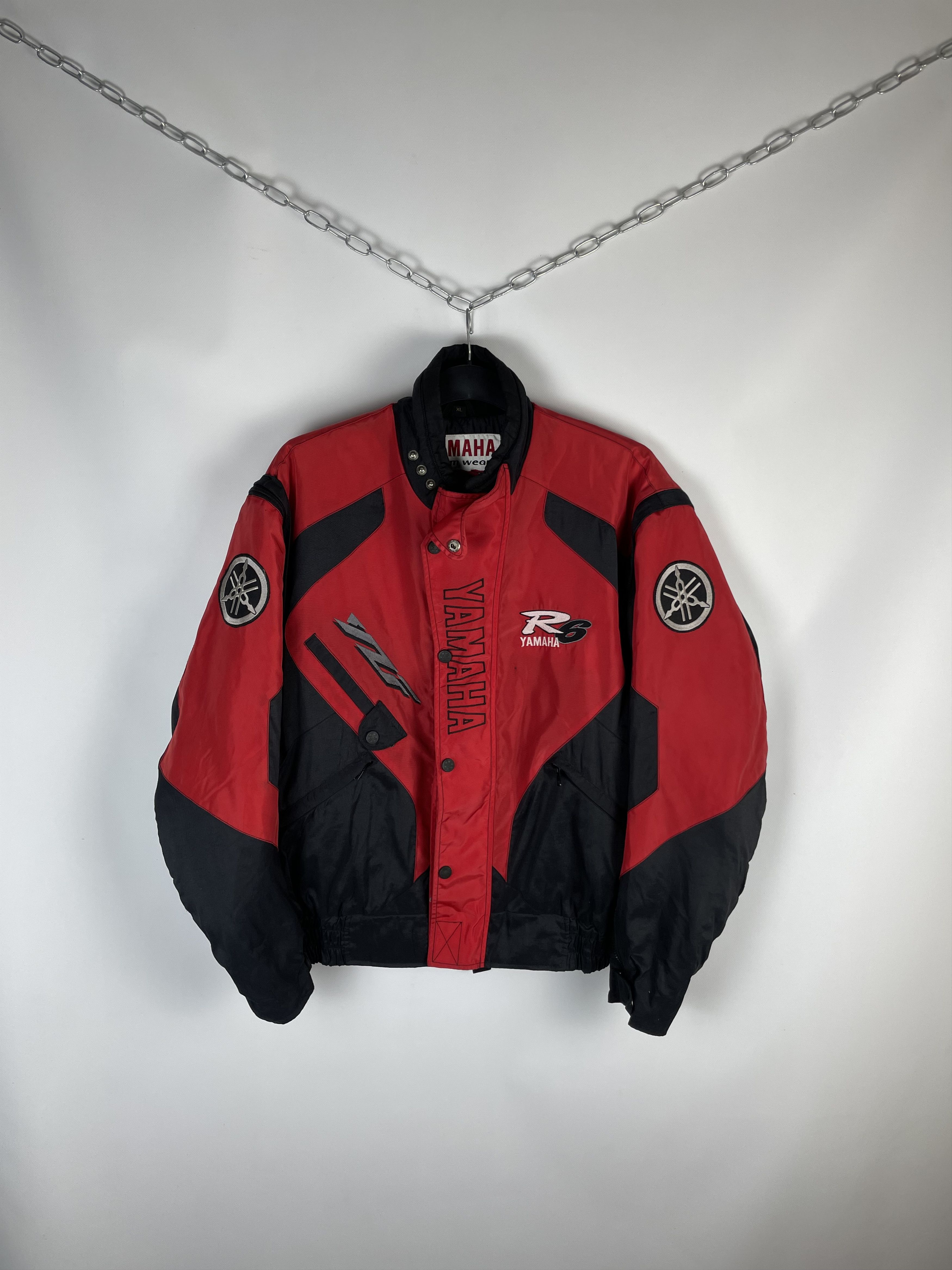 Vintage YAMAHA R6 vintage logo racing jacket Size US XL / EU 56 / 4 - 1 Thumbnail