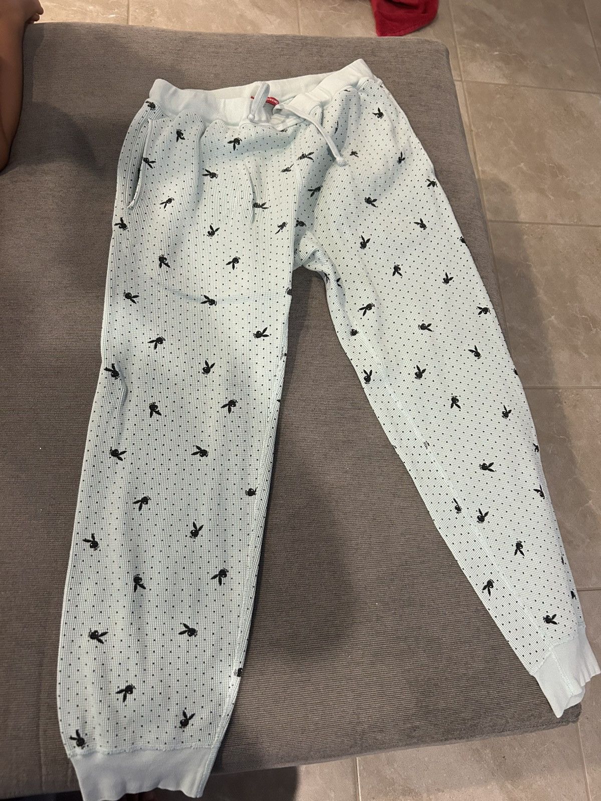 supreme×playboy サーマルスウェットパンツ Playboy Supreme Sweatpant | Grailed