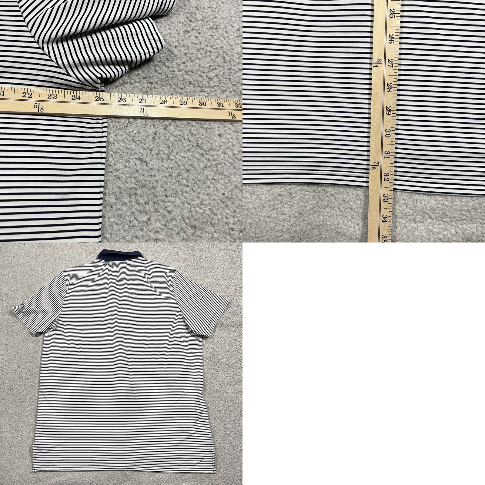 RLX Ralph Lauren RLX Ralph Lauren Polo Shirt Men XL Stripe Loxahatchee Country Club Golf Stretch Blue Size US XL / EU 56 / 4 - 8 Thumbnail