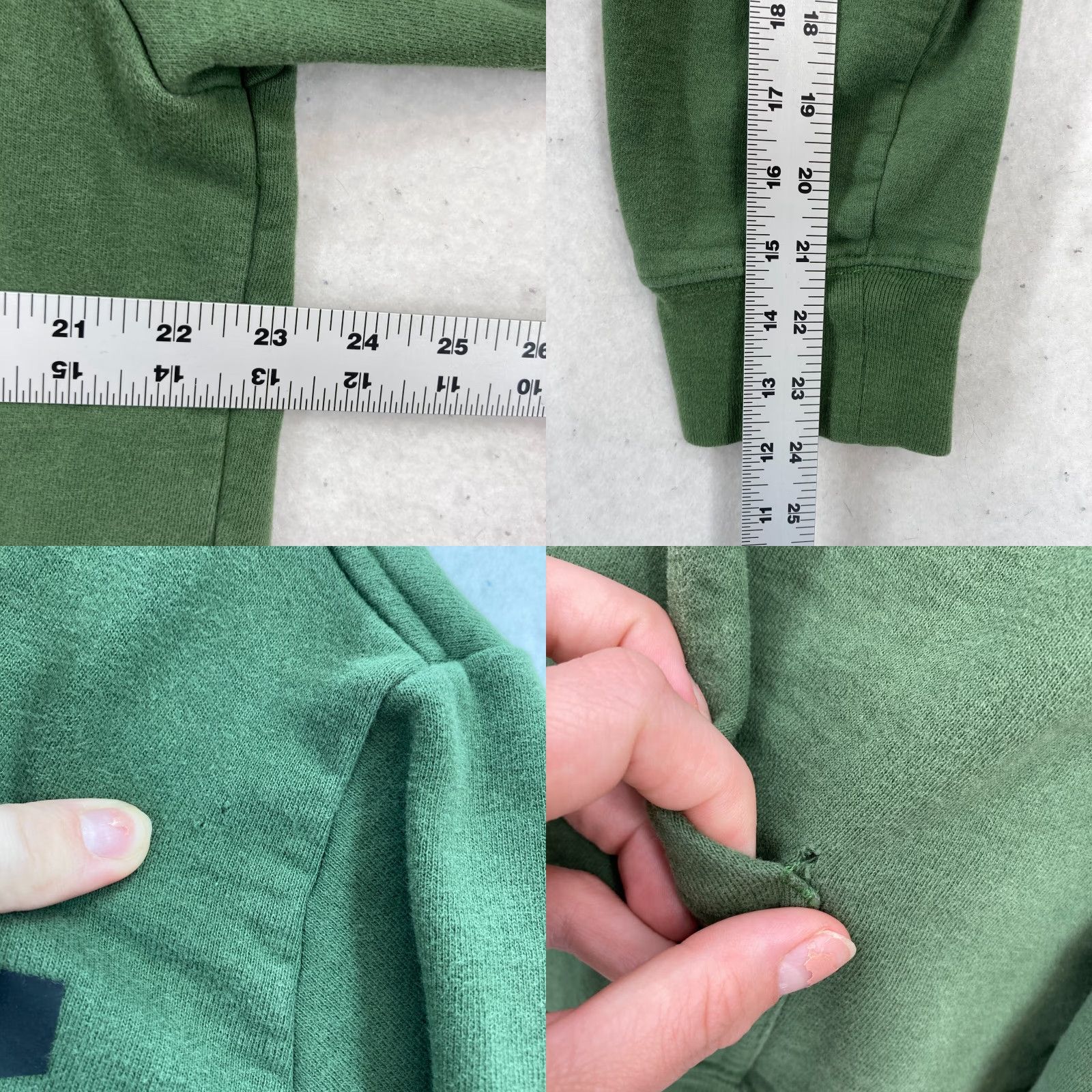 The North Face The North Face Hoodie Sweatshirt Mens L Green Logo Drawstring Pullover Hiking Size US L / EU 52-54 / 3 - 8 Thumbnail