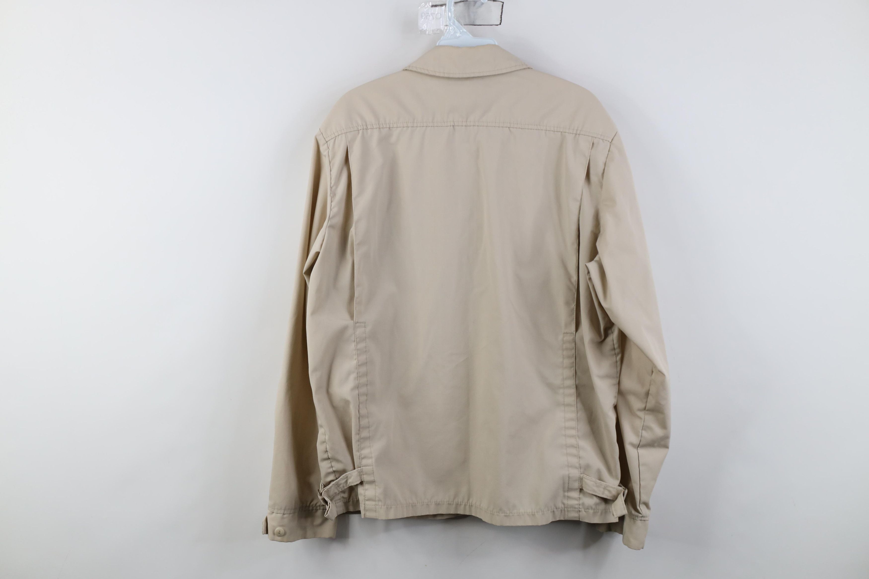 Vintage Vintage 70s Streetwear Full Zip Bomber Jacket Beige USA Size US XXL / EU 58 / 5 - 18 Thumbnail
