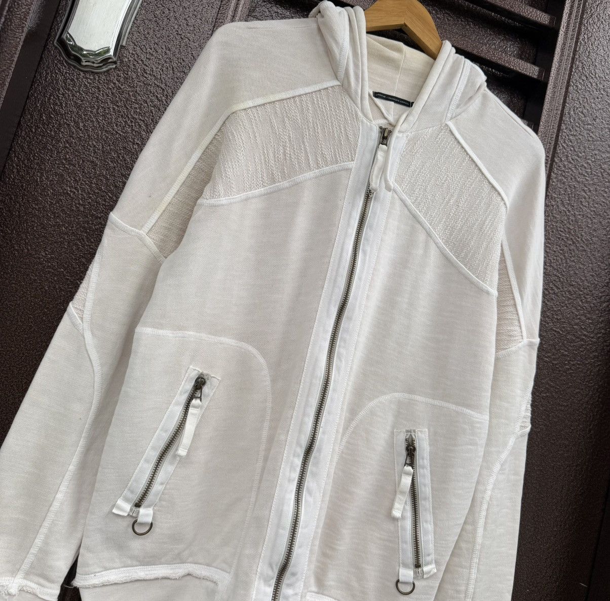 Marithe + Francois Girbaud Marithé François Girbaud zip-up hoodie zippered pockets Size US M / EU 48-50 / 2 - 6 Thumbnail