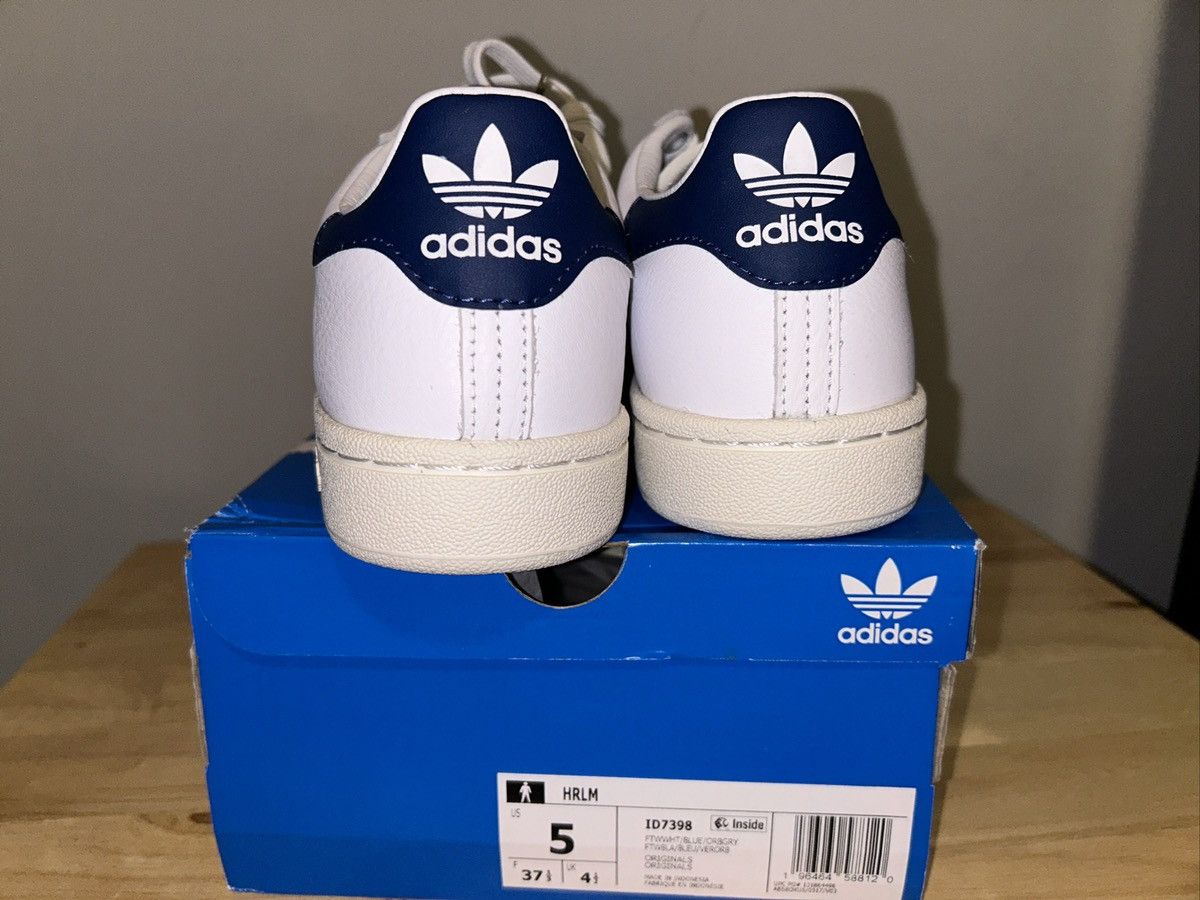 Adidas ADIDAS HRLM SNS Sneakers Men's Size 5 White Blue ID7398 Size US 5 / EU 37 - 5 Thumbnail