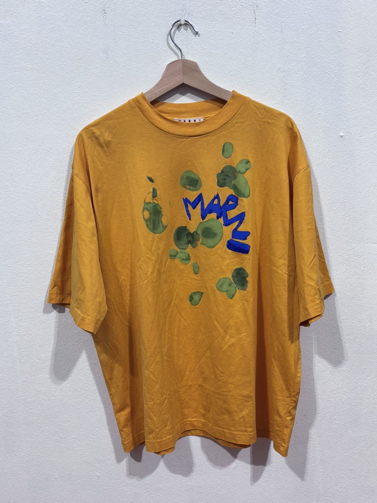 Marni Marni Relaxed Fit Dripping Flower Tee Size US L / EU 52-54 / 3 - 1 Thumbnail