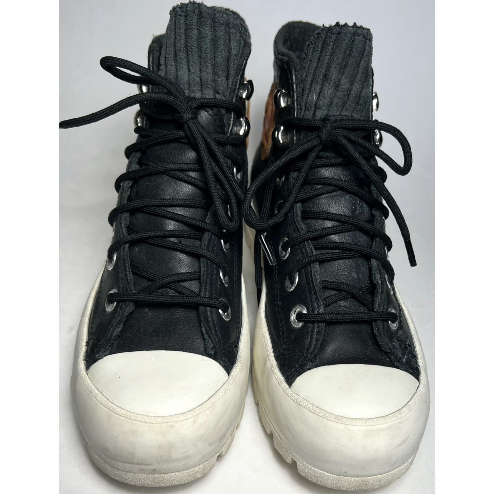 Converse VINTAGE CONVERSE Chuck Taylor Sneaker Women 6.5 Pink Black Gore-Tex Lugged Winter Hi-Sneakers Womens 6.5 Sneaker Size US 7 / IT 37 - 6 Thumbnail