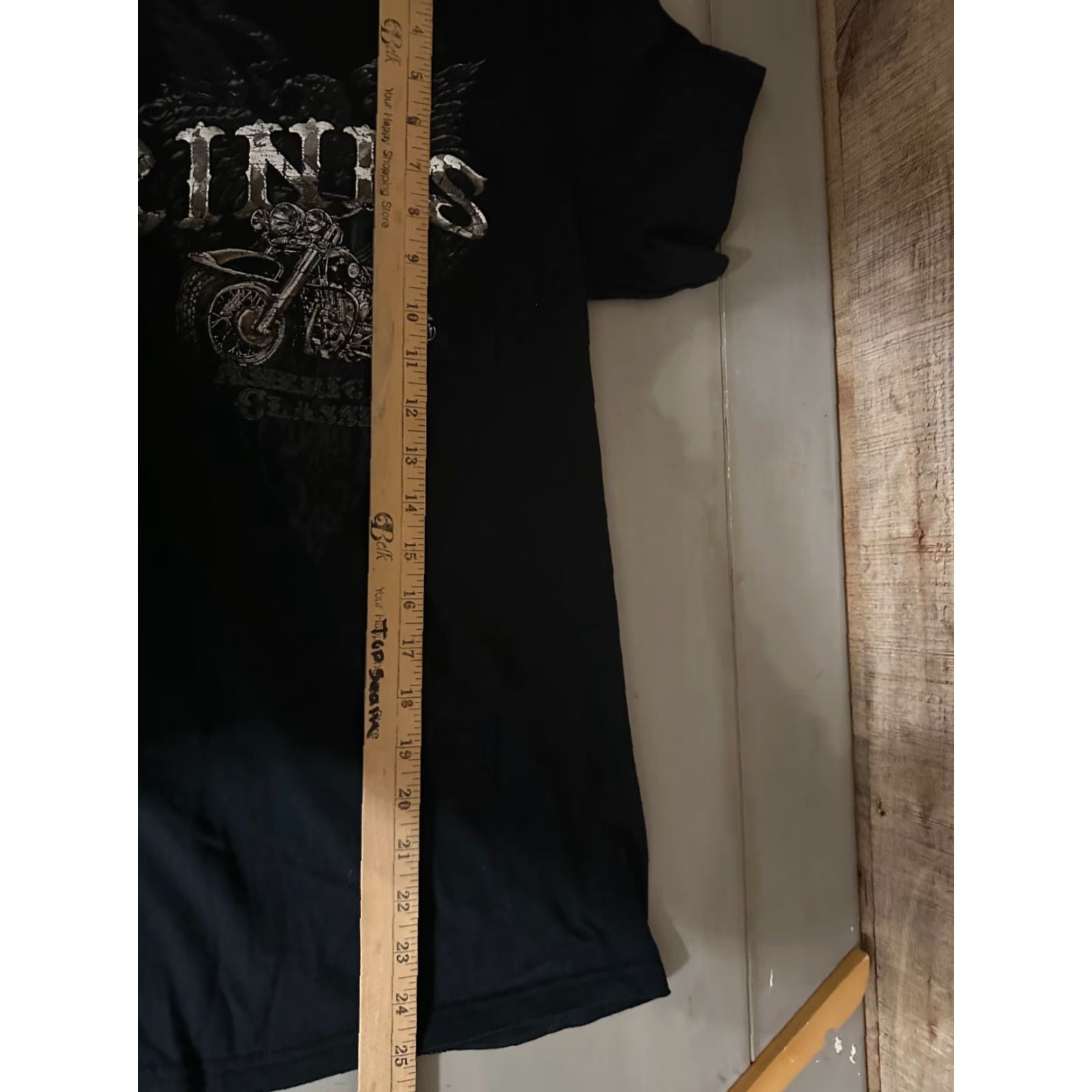 Vintage VINTAGE Gilden T-Shirt Mens U.S. Marines Tee Shirt Motorcycle Harley Black Medium Short Sleeve Crew Neck Graphic Print Cotton Size US M / EU 48-50 / 2 - 5 Thumbnail
