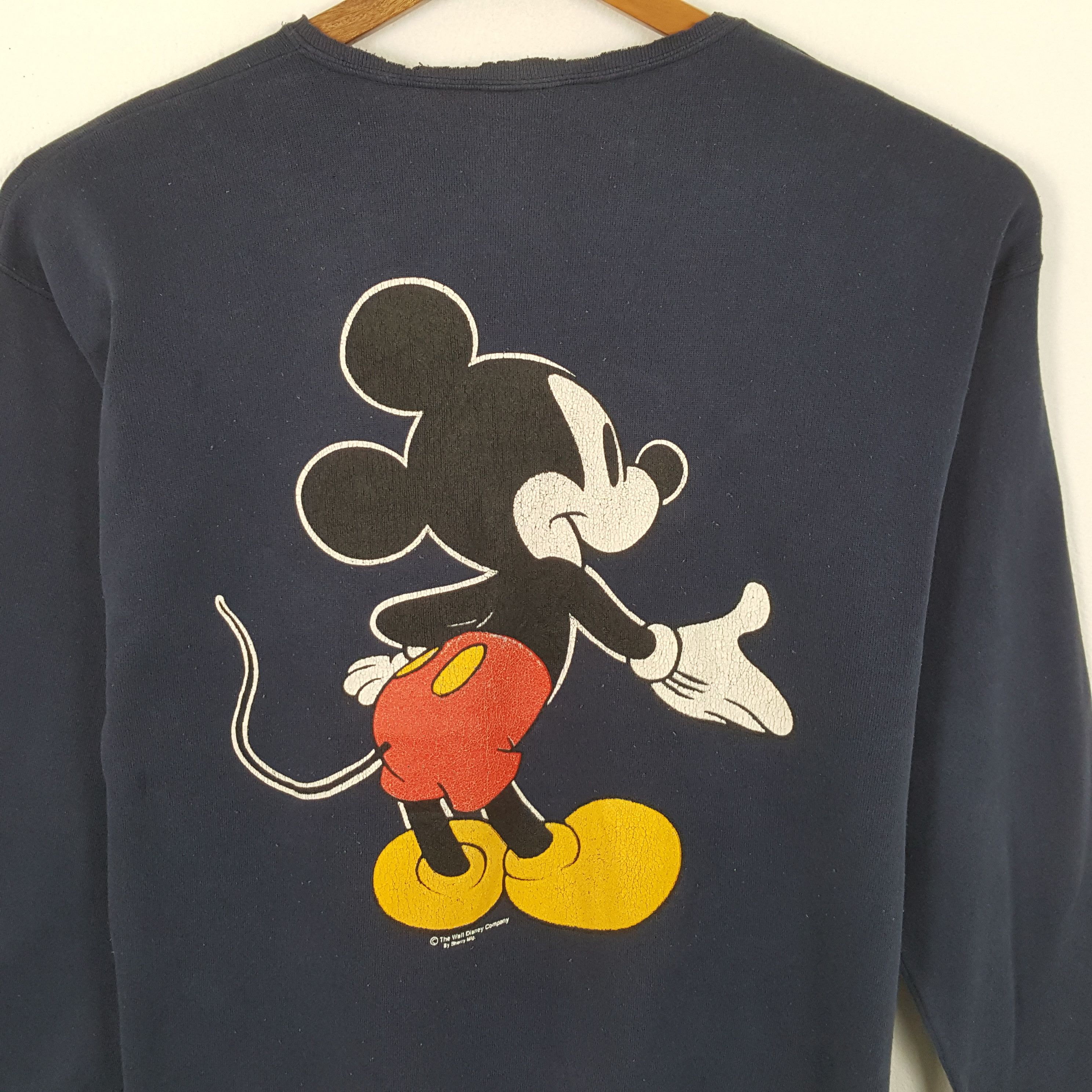 Disney × Mickey Mouse × Vintage Vintage 90's MICKEY MOUSE DISNEY Promo Sweatshirts Size US L / EU 52-54 / 3 - 4 Thumbnail