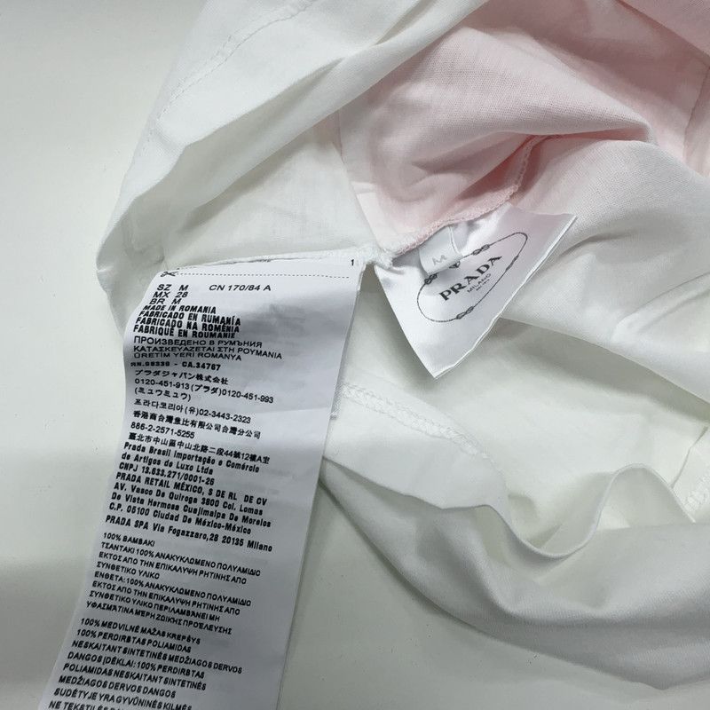 Prada Prada Detachable Bag Decor Tshirt-2506 Size US M / EU 48-50 / 2 - 1 Thumbnail