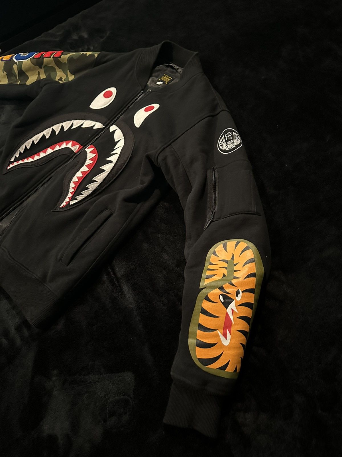 Bape Shark MA-1 Jacket Size US L / EU 52-54 / 3 - 4 Thumbnail