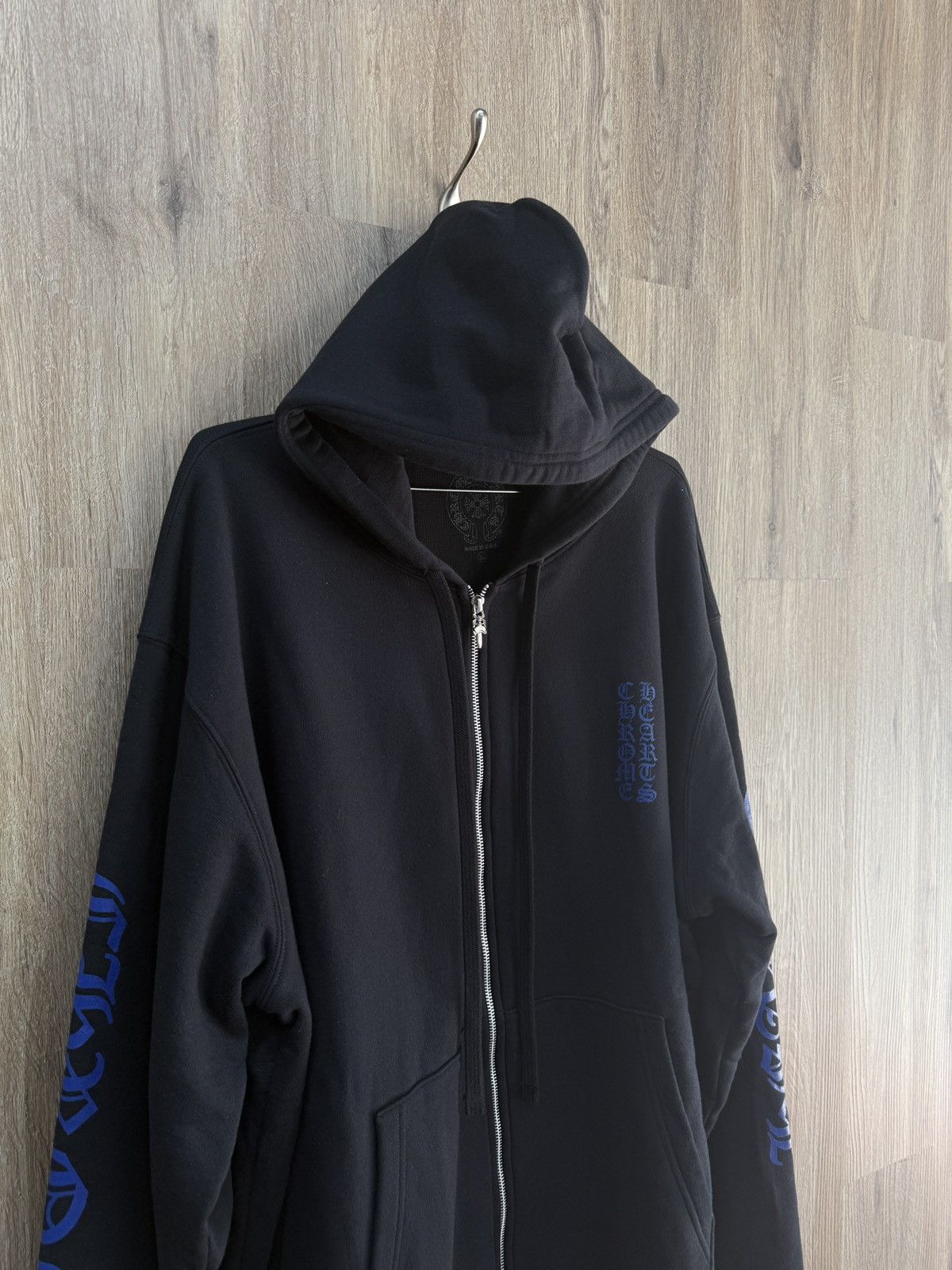 Chrome Hearts Chrome Hearts Zip Up blue Thermal Hoodie Size US XL / EU 56 / 4 - 2 Thumbnail