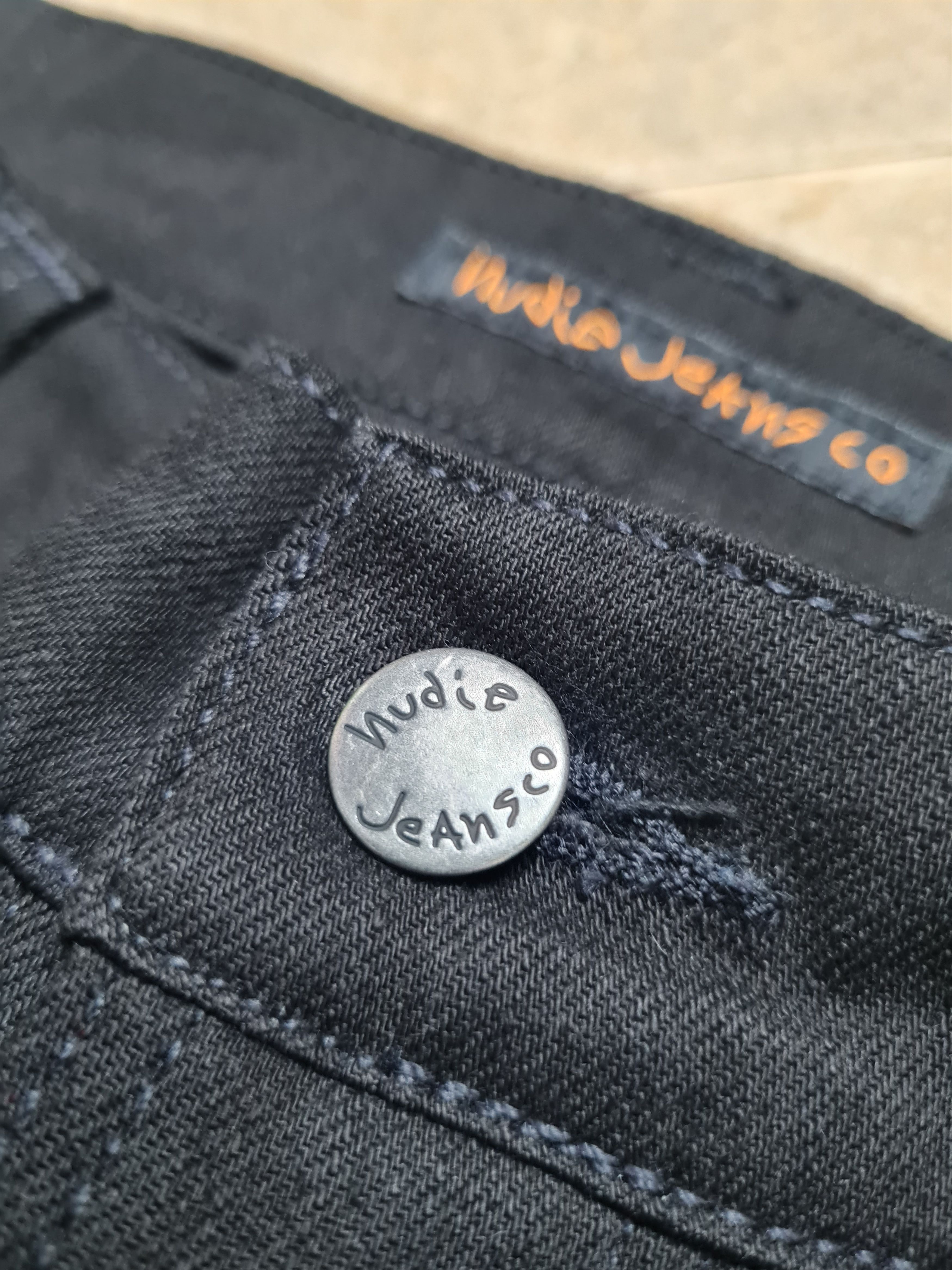 Nudie Jeans Vintage Denim Nudie Jeans Brute Knut Dry Cold Black 36/32 Size US 36 / EU 52 - 16 Thumbnail