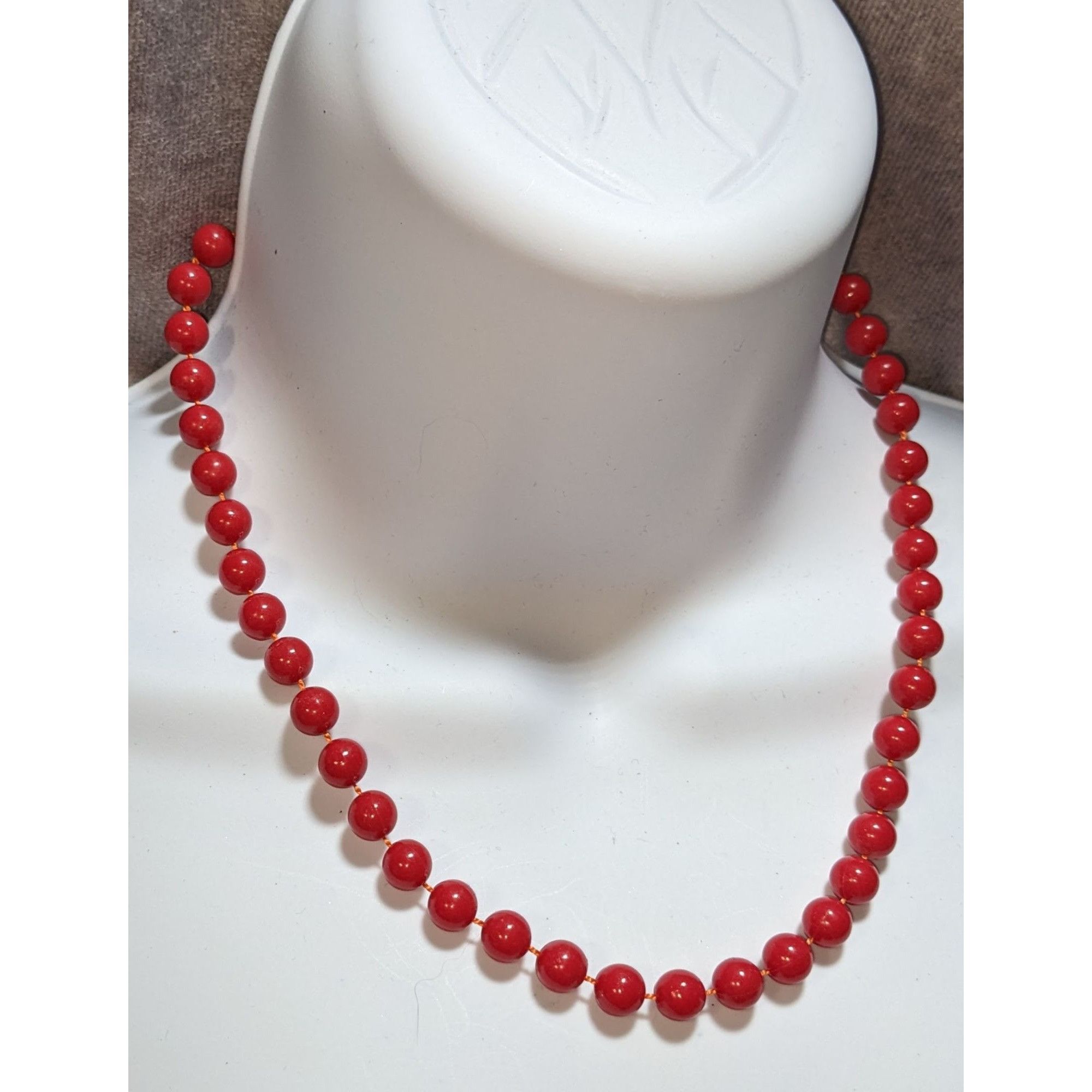 Other Simple Casual Red Beaded Necklace Size ONE SIZE - 4 Thumbnail