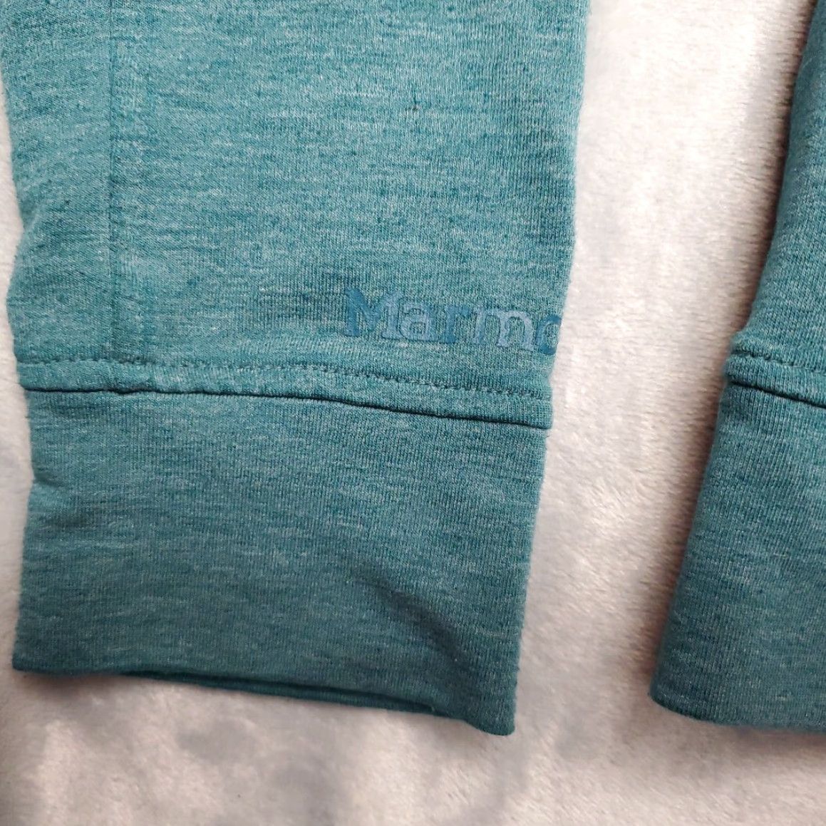 Marmot VINTAGE Marmot Crewneck Womens S Green Pullover Long Sleeve Performance Kangaroo Top Size S / US 4 / IT 40 - 7 Thumbnail