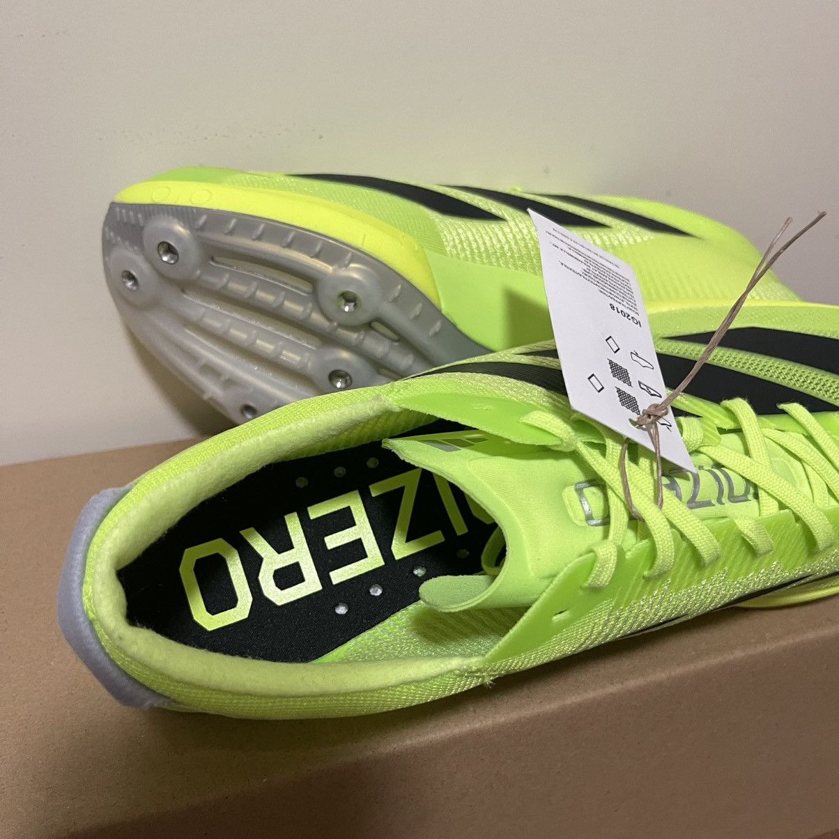 Adidas Adidas Adizero Finesse Lucid Lemon Track Spikes Size 8.5 Size US 8.5 / EU 41-42 - 5 Thumbnail