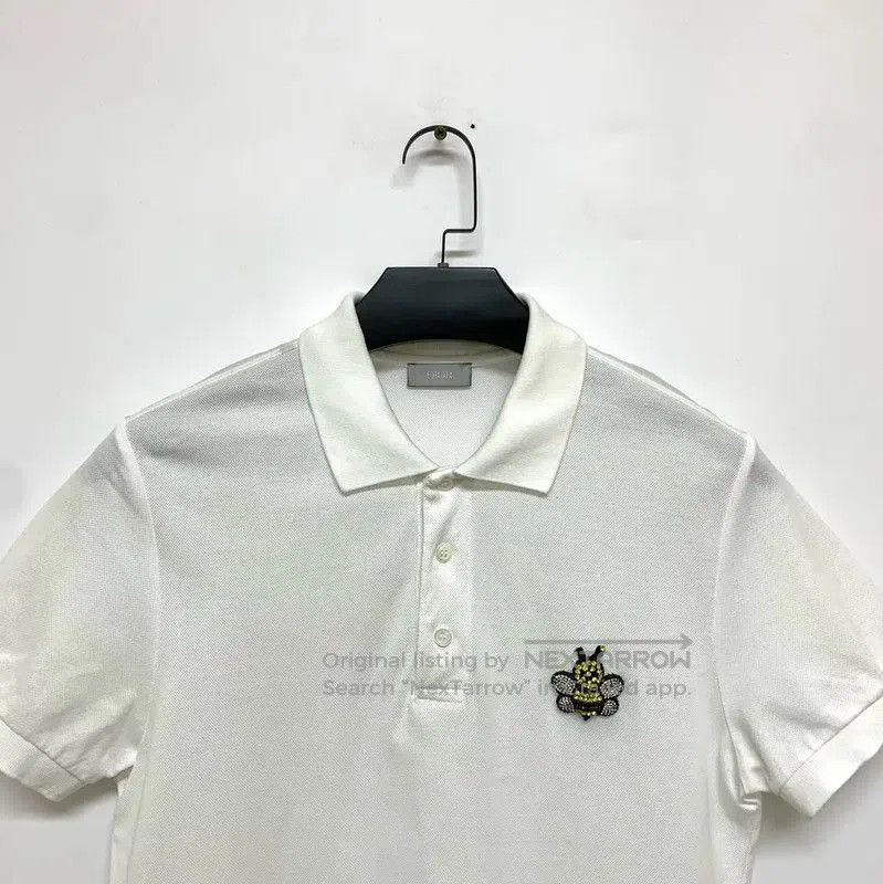 Dior Dior White Cotton Men's Polo Shirt . Size US M / EU 48-50 / 2 - 3 Thumbnail