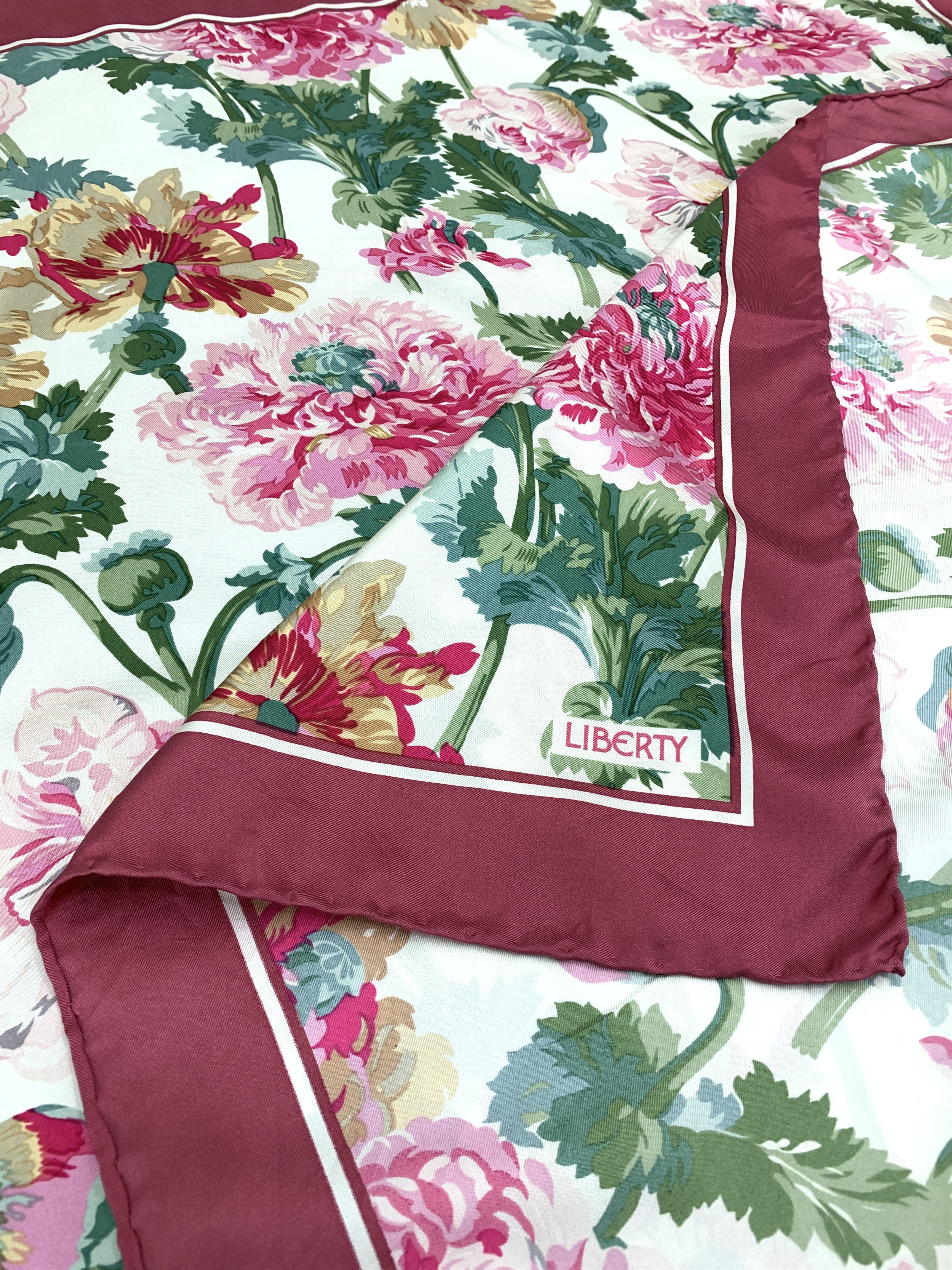 Vintage Liberty Silk Scarf Shawl Scarves - SCA581