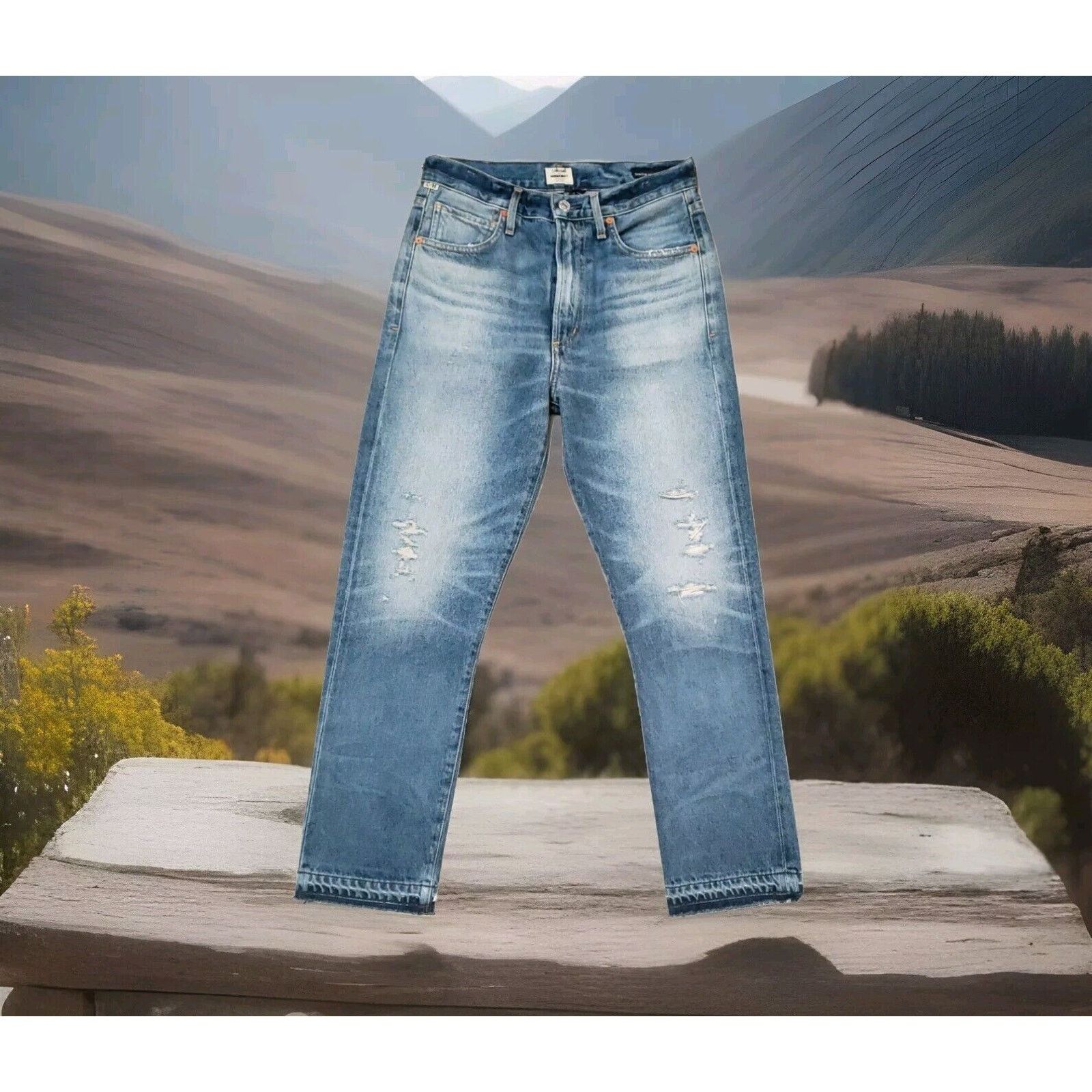 Citizens Of Humanity Citizens Of Humanity Dree Croped High Rise Slim Straight Size 25" / US 0 / IT 36 - 1 Thumbnail