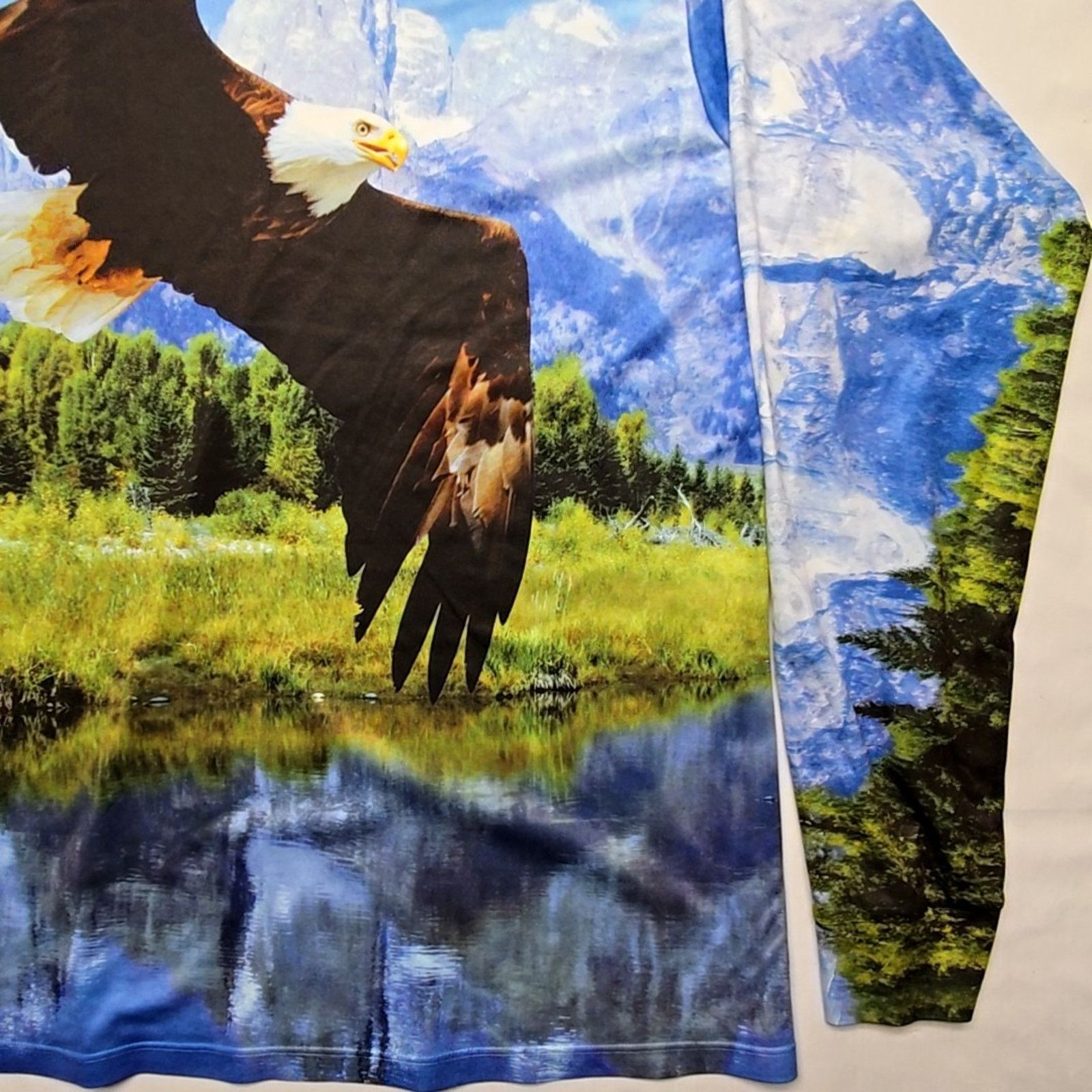 Other Eagle Graphic Polyester Shirt Nature 2XL AOP Long Sleeve Size US XXL / EU 58 / 5 - 3 Thumbnail