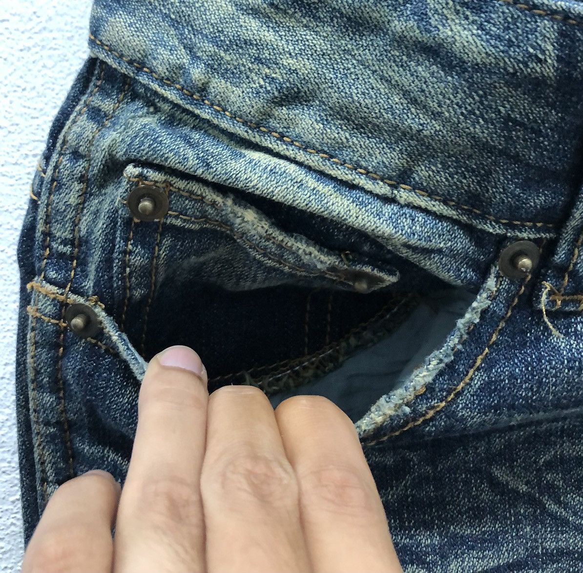 Vintage Vintage Bijou The Natural Style Not Changing Jeans Pants Size 30" / US 8 / IT 44 - 7 Thumbnail