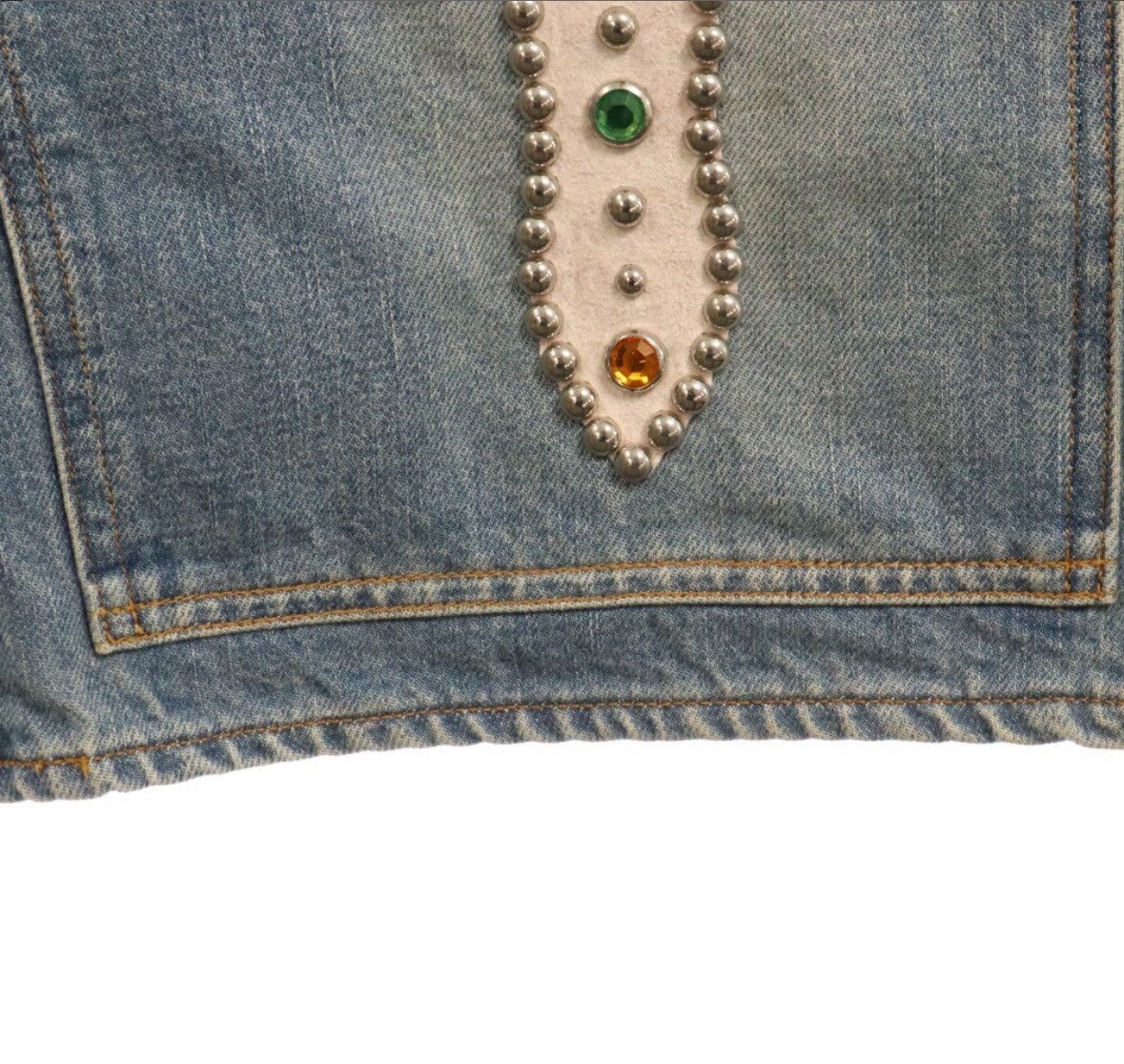 Japanese Brand × Kapital × Kapital Kountry kapital Kountry 24ss studded shorts Size US 34 / EU 50 - 4 Thumbnail