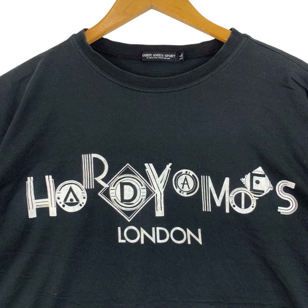 Hardy Amies Vintage HARDY AMIES LONDON Sport Collection Baggy Tee Shirt Size XL / US 12-14 / IT 48-50 - 3 Thumbnail