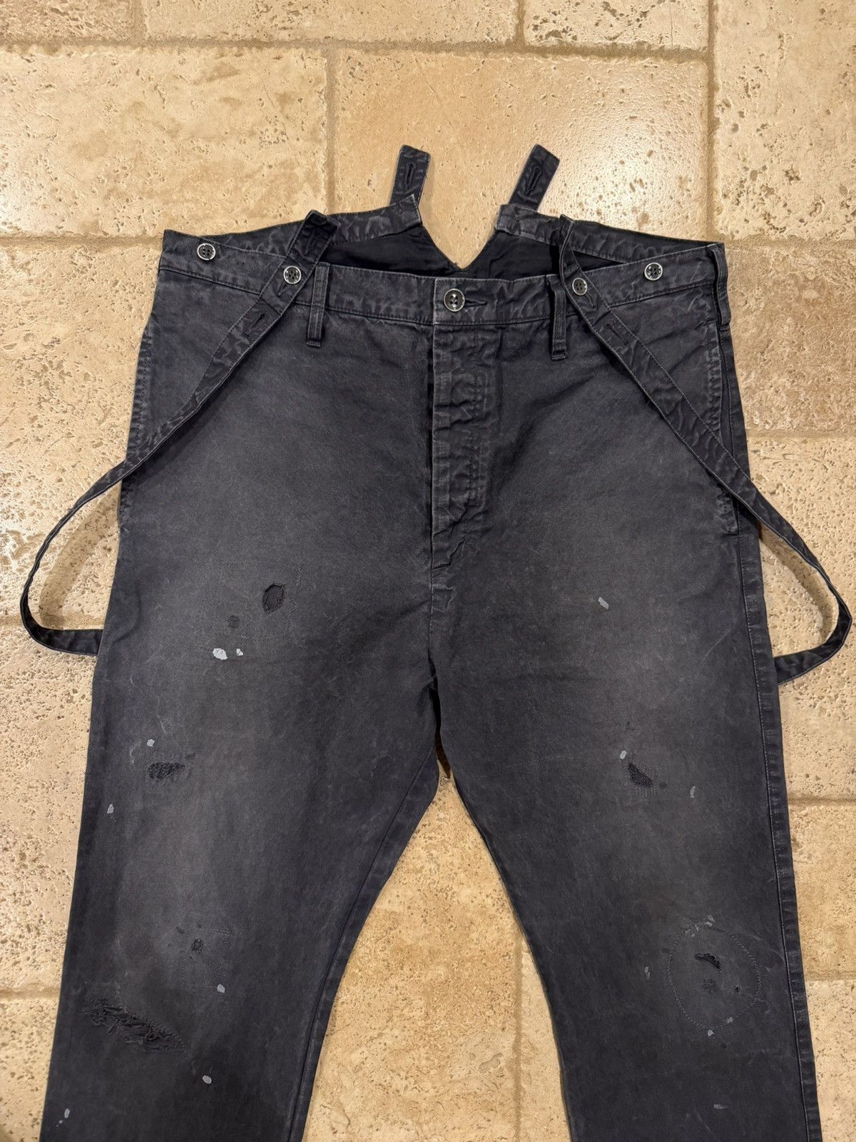 Visvim Visvim Travailler Braces Overall Painter’s Distressed Pants Size US 32 / EU 48 - 3 Thumbnail
