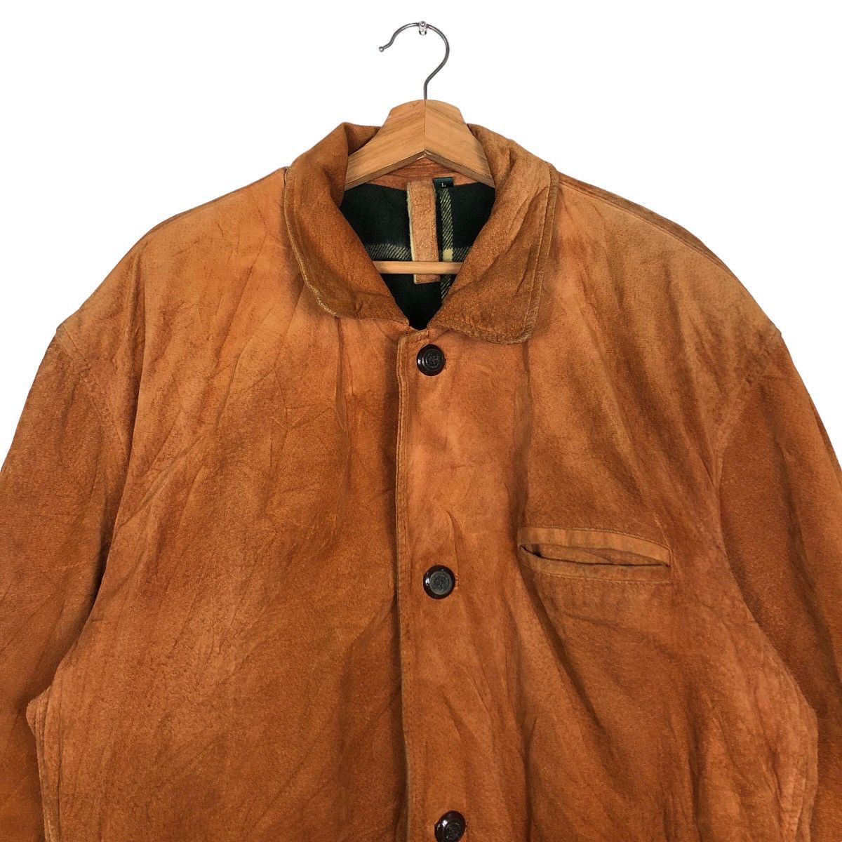 Hai Sporting Gear 🔥Vtg Genuine Leather Jacket Japan Inspire Issey Miyake Size US L / EU 52-54 / 3 - 3 Thumbnail