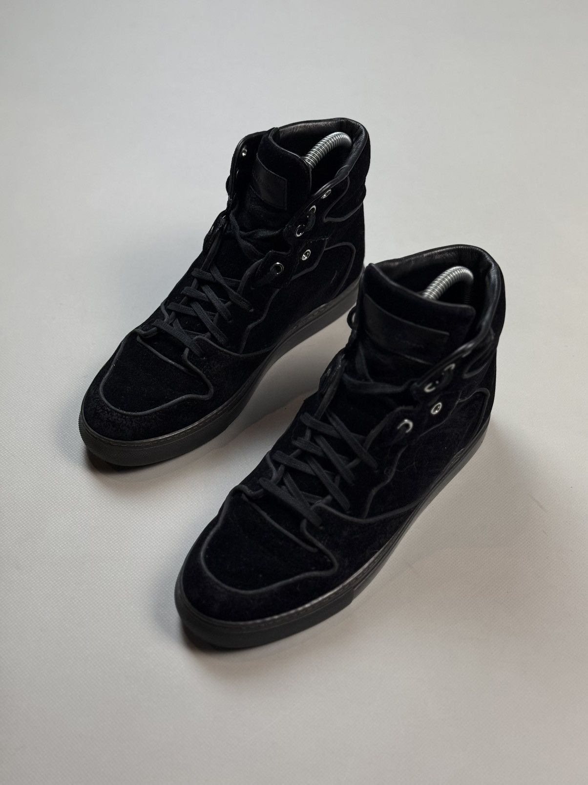 Balenciaga Balenciaga City Suede High Top Lace Up Basket Sneakers Shoes Size US 8 / IT 38 - 9 Thumbnail
