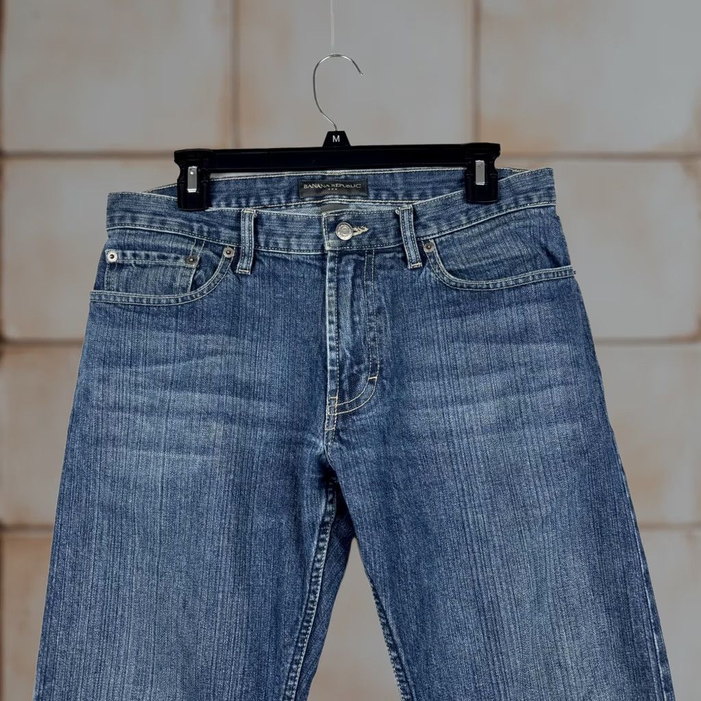 Banana Republic Banana Republic Jeans Mens 30x30 Straight Fit Denim 5-Pocket 06 Blue Regular Relaxed Vintage Y2K 2006 Mens Size US 30 / EU 46 - 1 Thumbnail