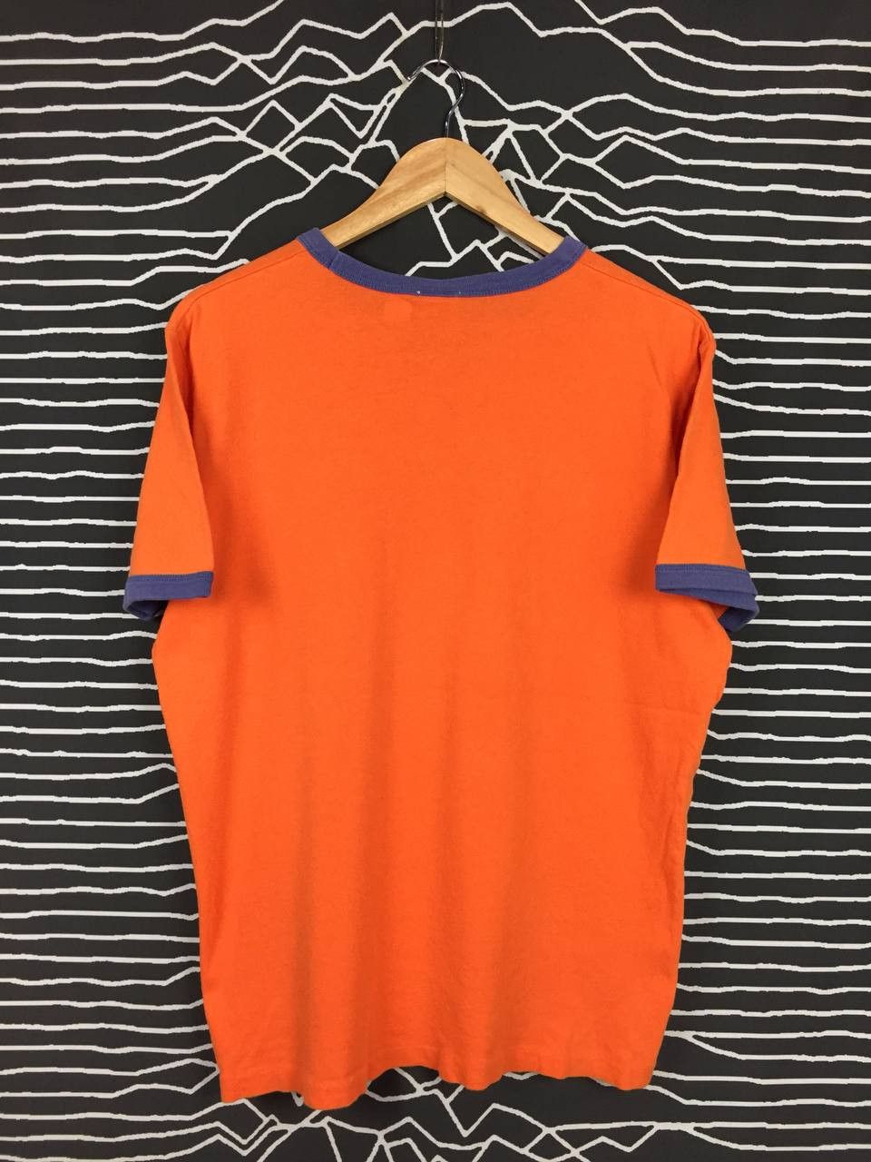 Abercrombie & Fitch Vtg Abercrombie & Fitch Embroidered Logo Ringer Tee Size US XL / EU 56 / 4 - 6 Thumbnail