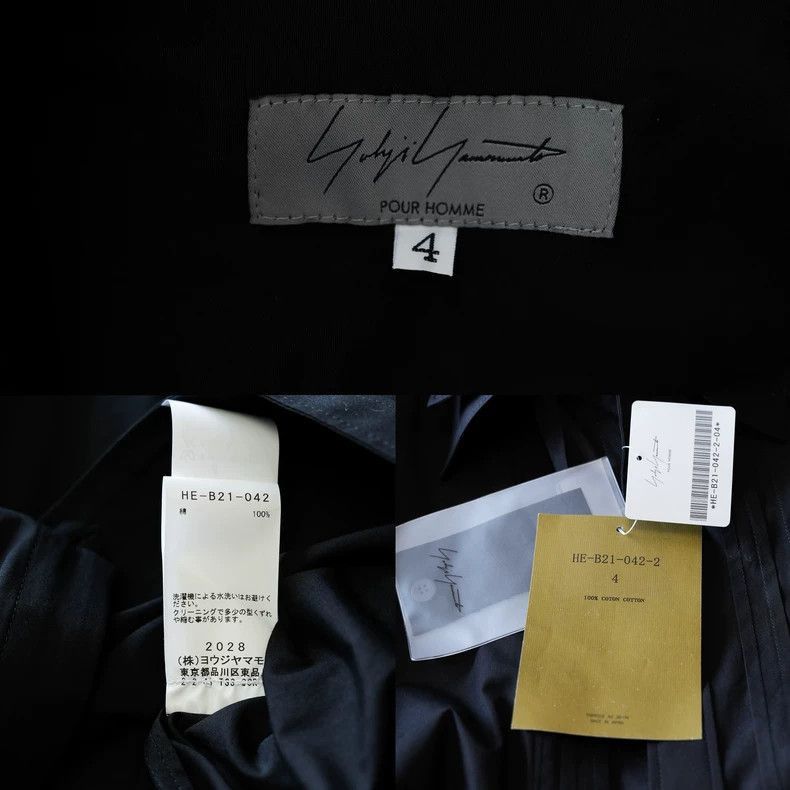 Yohji Yamamoto Yohji Yamamoto 22AW oversized bow tie show shirt-2505 Size US L / EU 52-54 / 3 - 6 Thumbnail