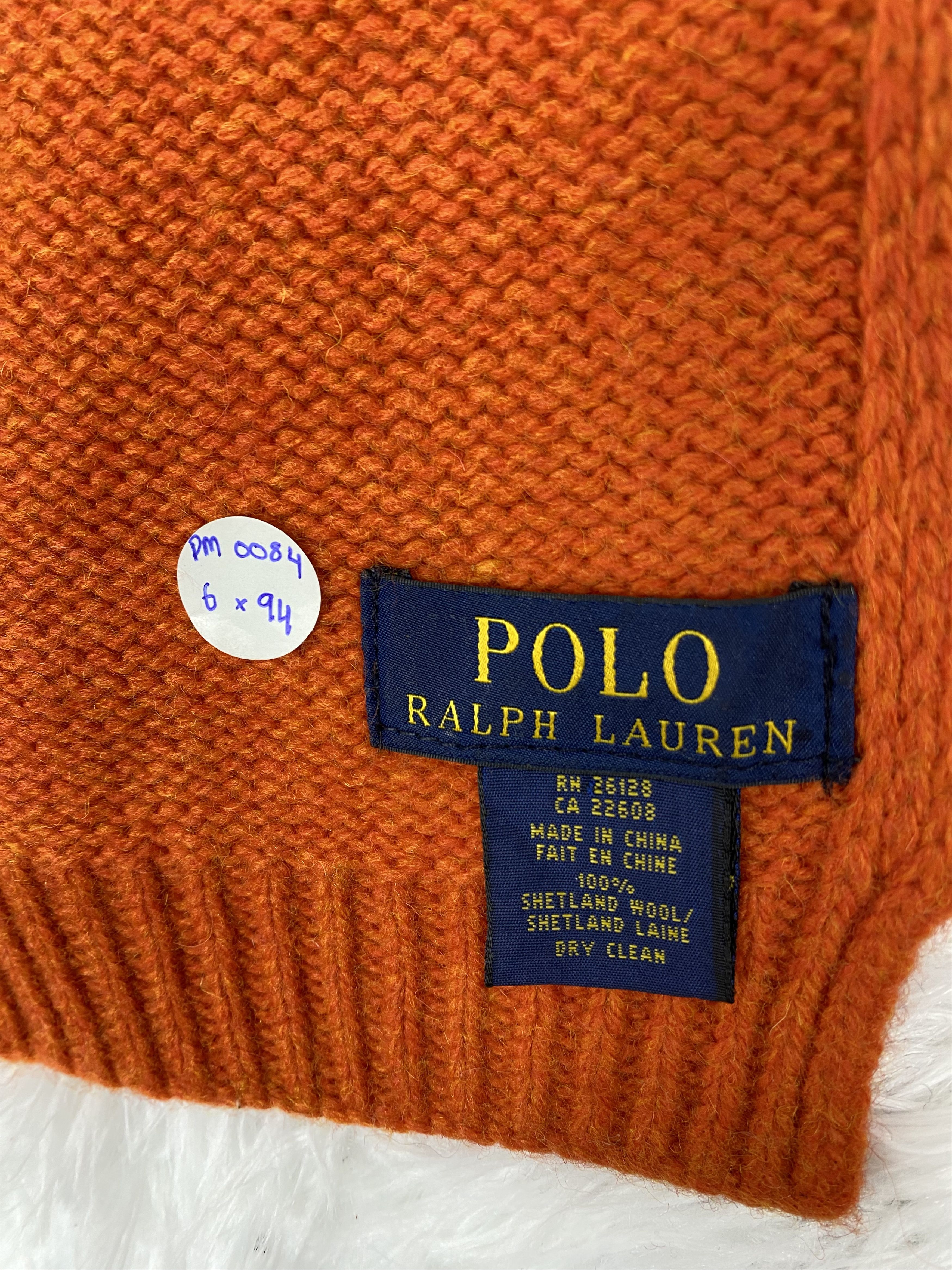 Polo Ralph Lauren Vintage Polo Ralph Lauren Scarf / Muffler Neckwear PM0084 Size ONE SIZE - 2 Thumbnail