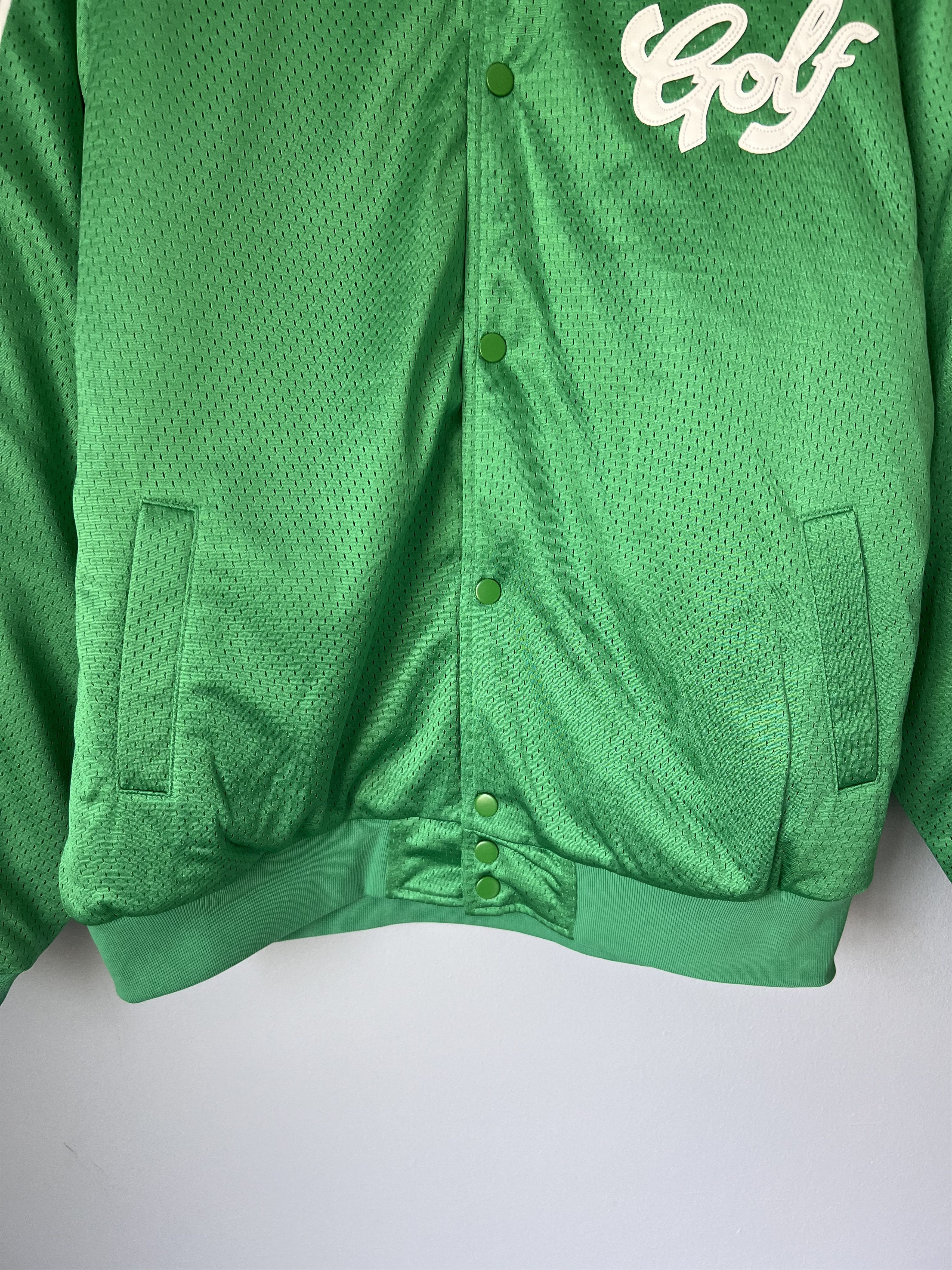 Golf Wang Golf Wang Mesh Baseball Jacket in Green Size US L / EU 52-54 / 3 - 4 Thumbnail