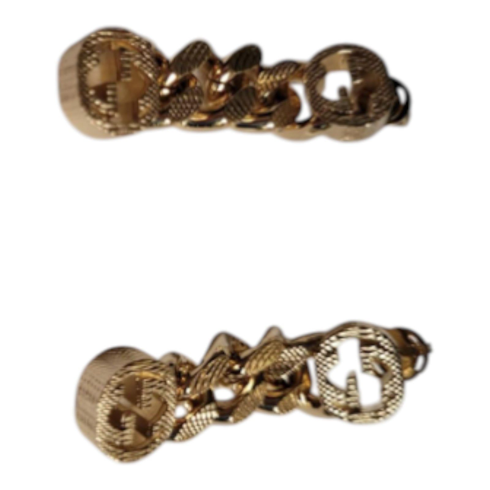 Gucci Gucci Marmont Earrings Gold Metal Size ONE SIZE - 5 Thumbnail