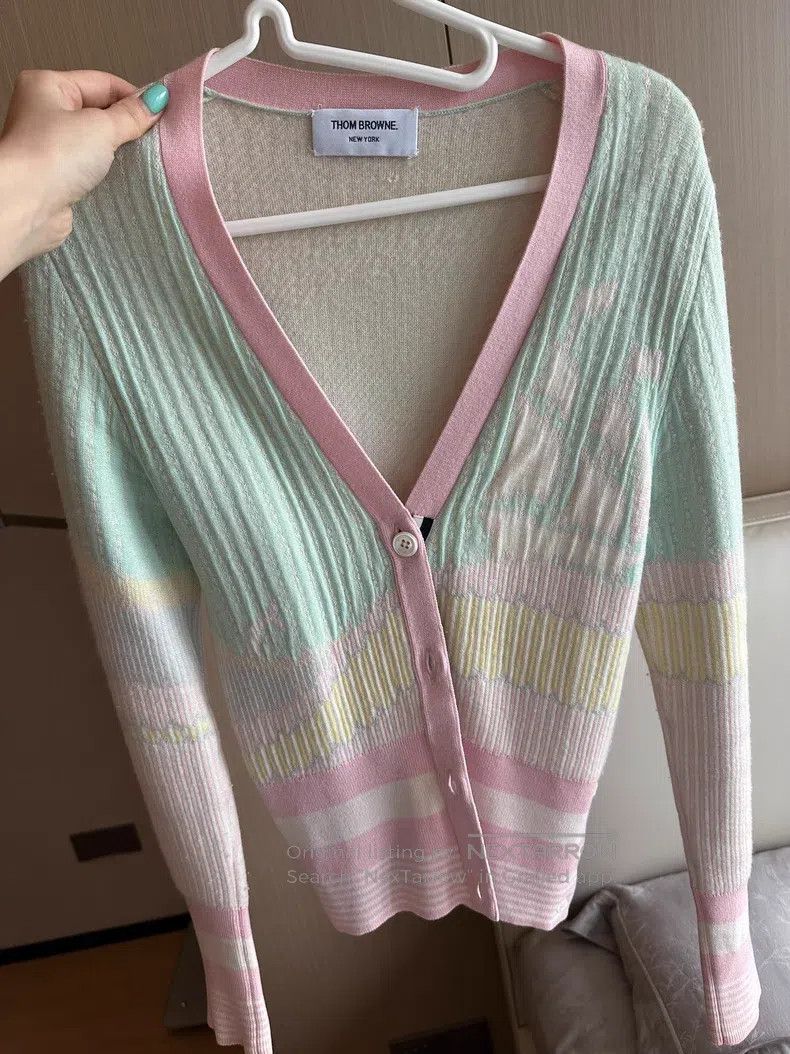 Thom Browne Thom Browne Macaron Color Cashmere Coat Size US XS / EU 42 / 0 - 1 Thumbnail