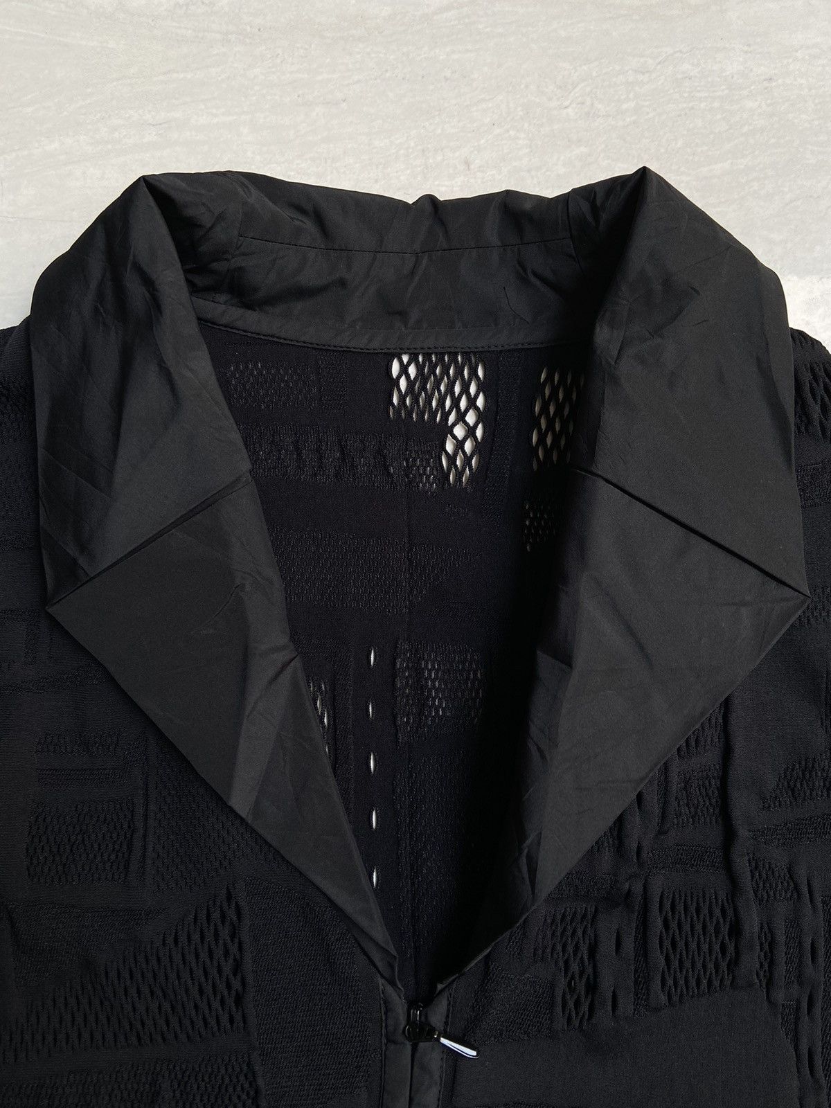 Hiroko Koshino Homme Hiroko Koshino Black Zipper Shirt Size US S / EU 44-46 / 1 - 10 Thumbnail