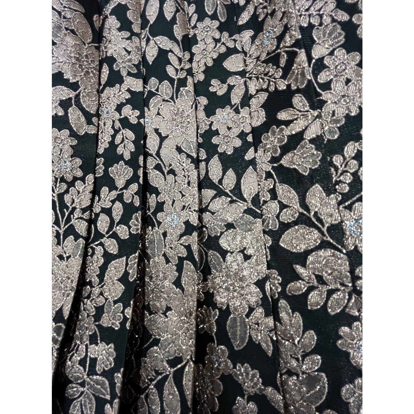 Dolce & Gabbana Dolce & Gabbana Gold Black Pleated Jacquard Mini Skirt IT 38 Size 26" / US 2 / IT 38 - 11 Thumbnail